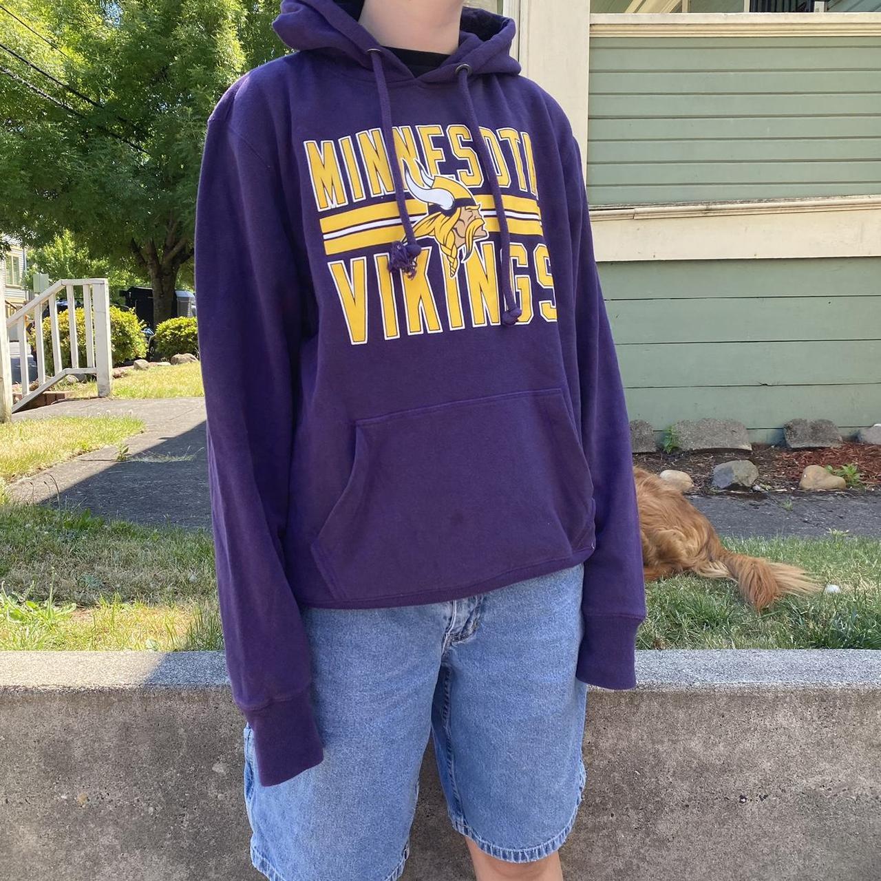 Vintage Purple Pride MN Vikings Sweatshirt Size - Depop