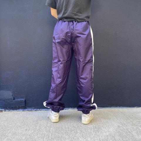 reebok sweatpants mens purple