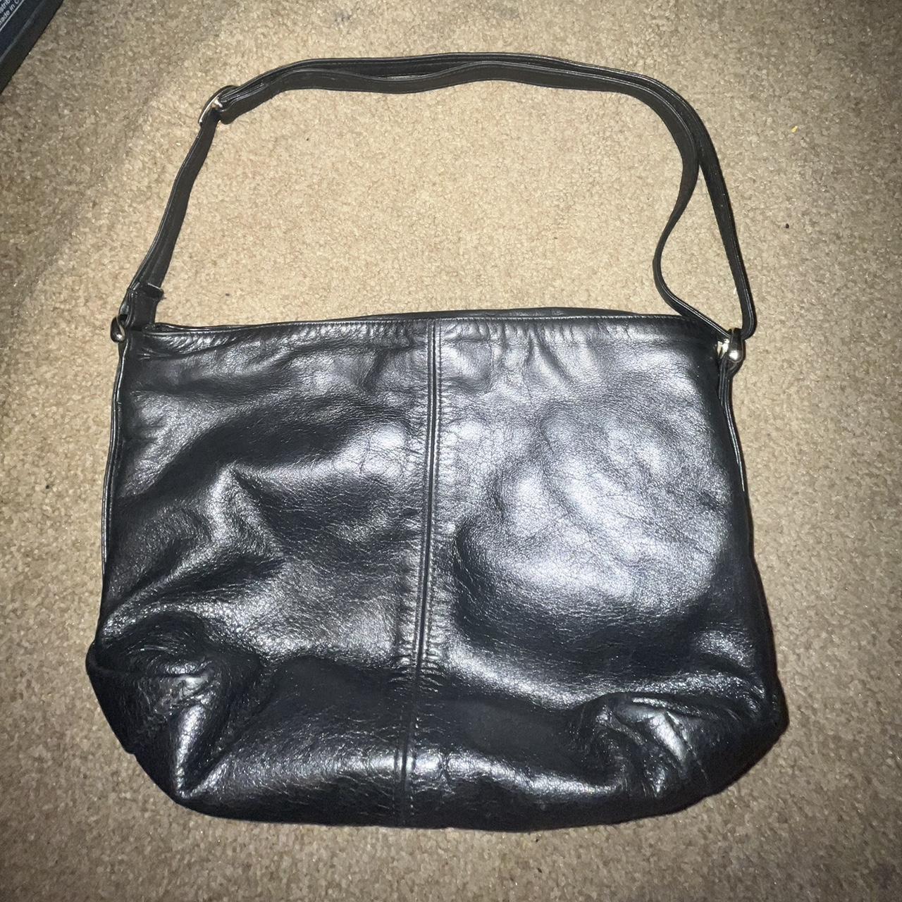 Black sas shoulder bag - Depop