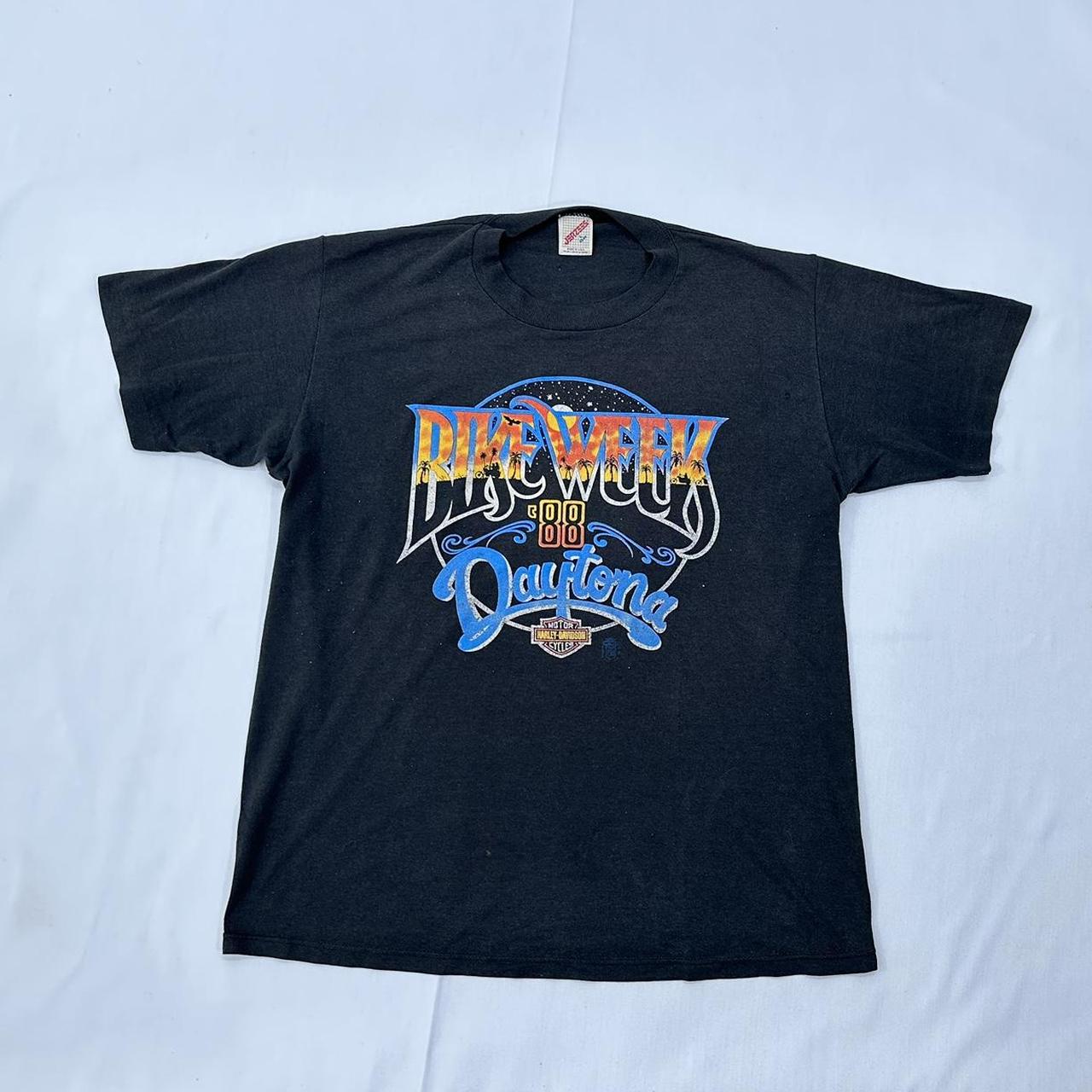 Harley Davidson Tee Daytona Bike Week Vintage... - Depop