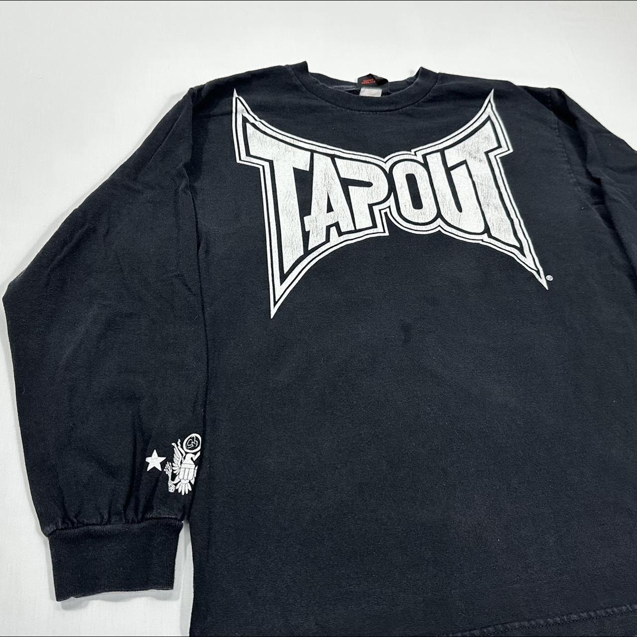 Tapout Long Sleeve Shirt Vintage Y2K Tapout Big... - Depop