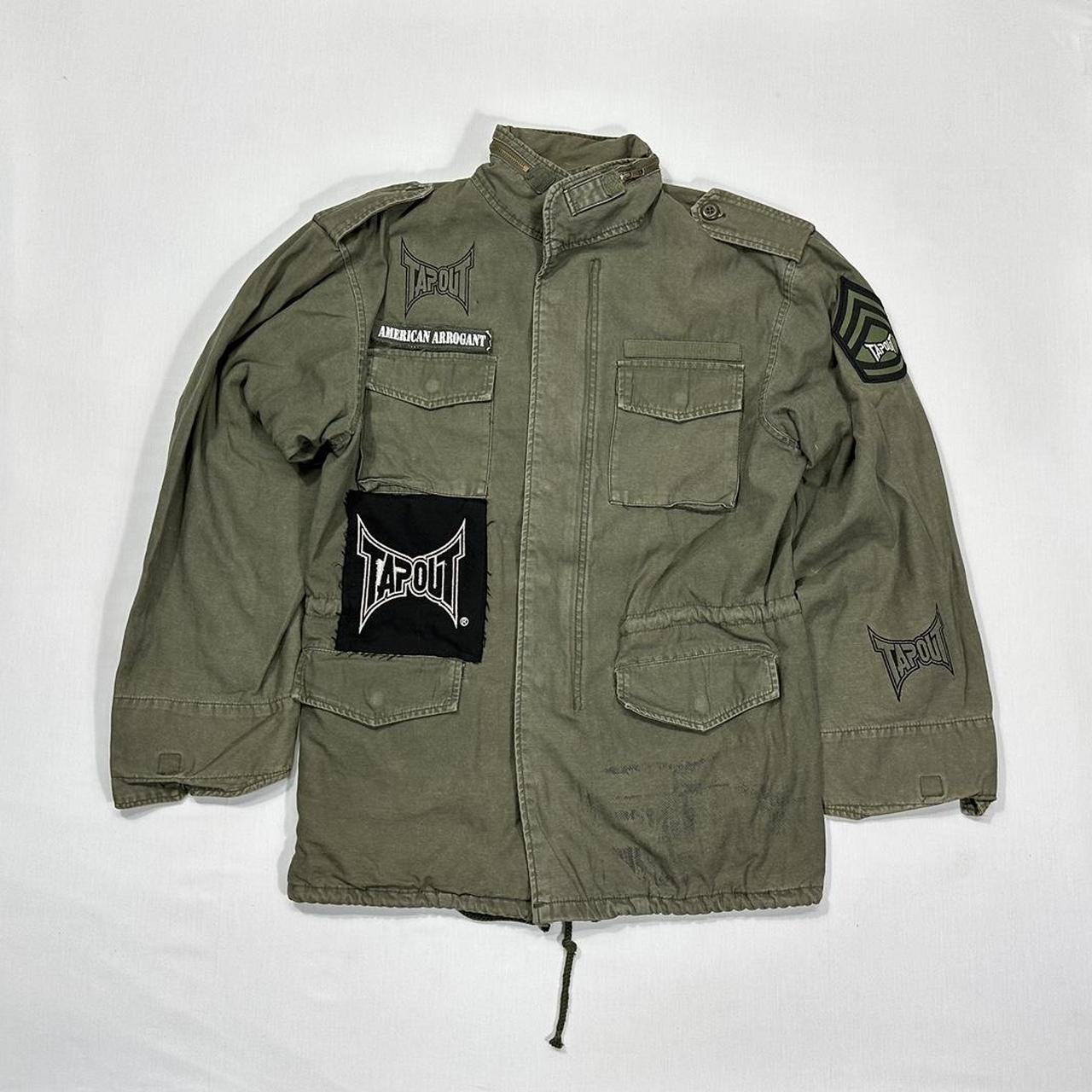 Tapout Jacket Cyber Y2K Tapout Grunge Indie Mall... - Depop