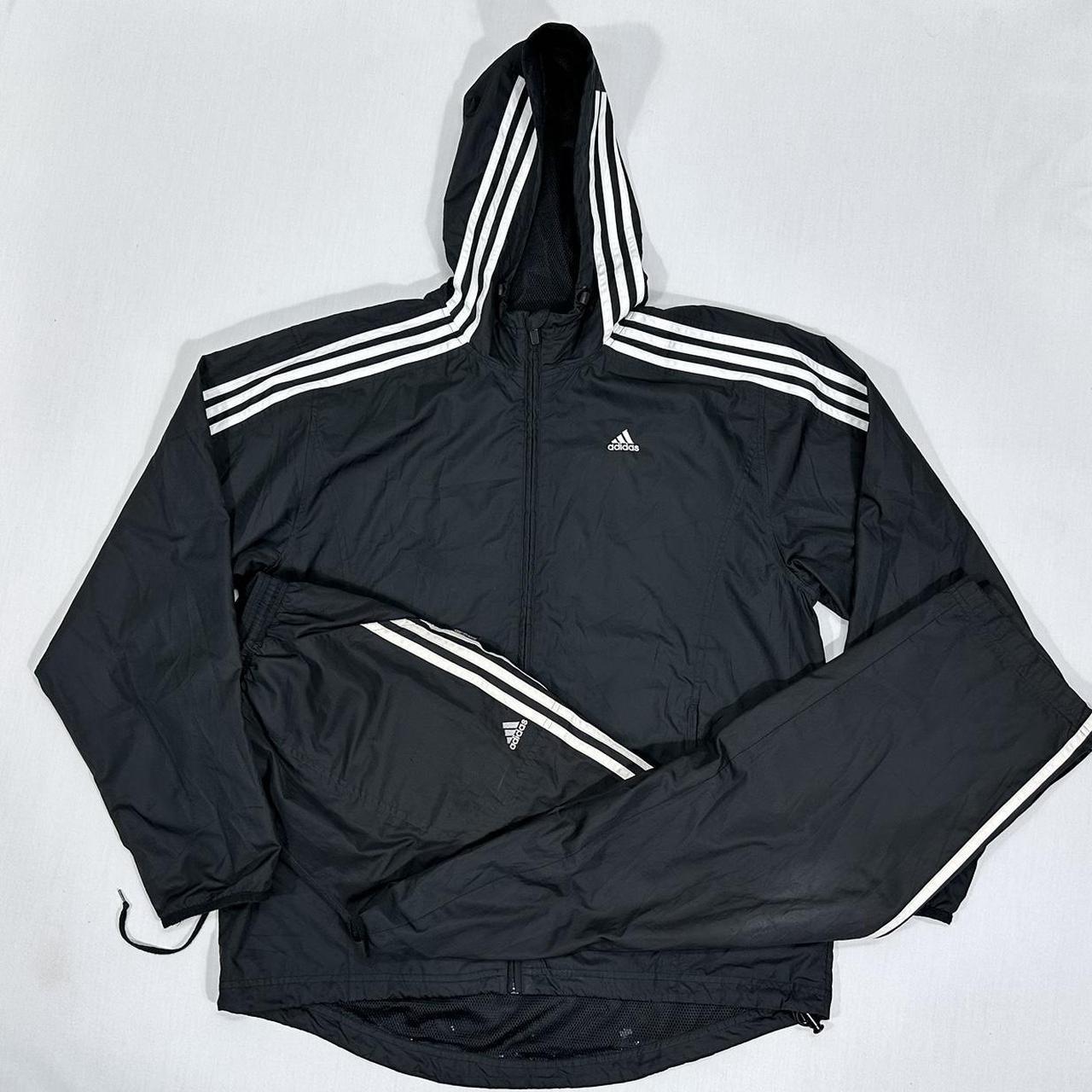 Adidas Windbreaker Tracksuit Comes With Pants And... - Depop