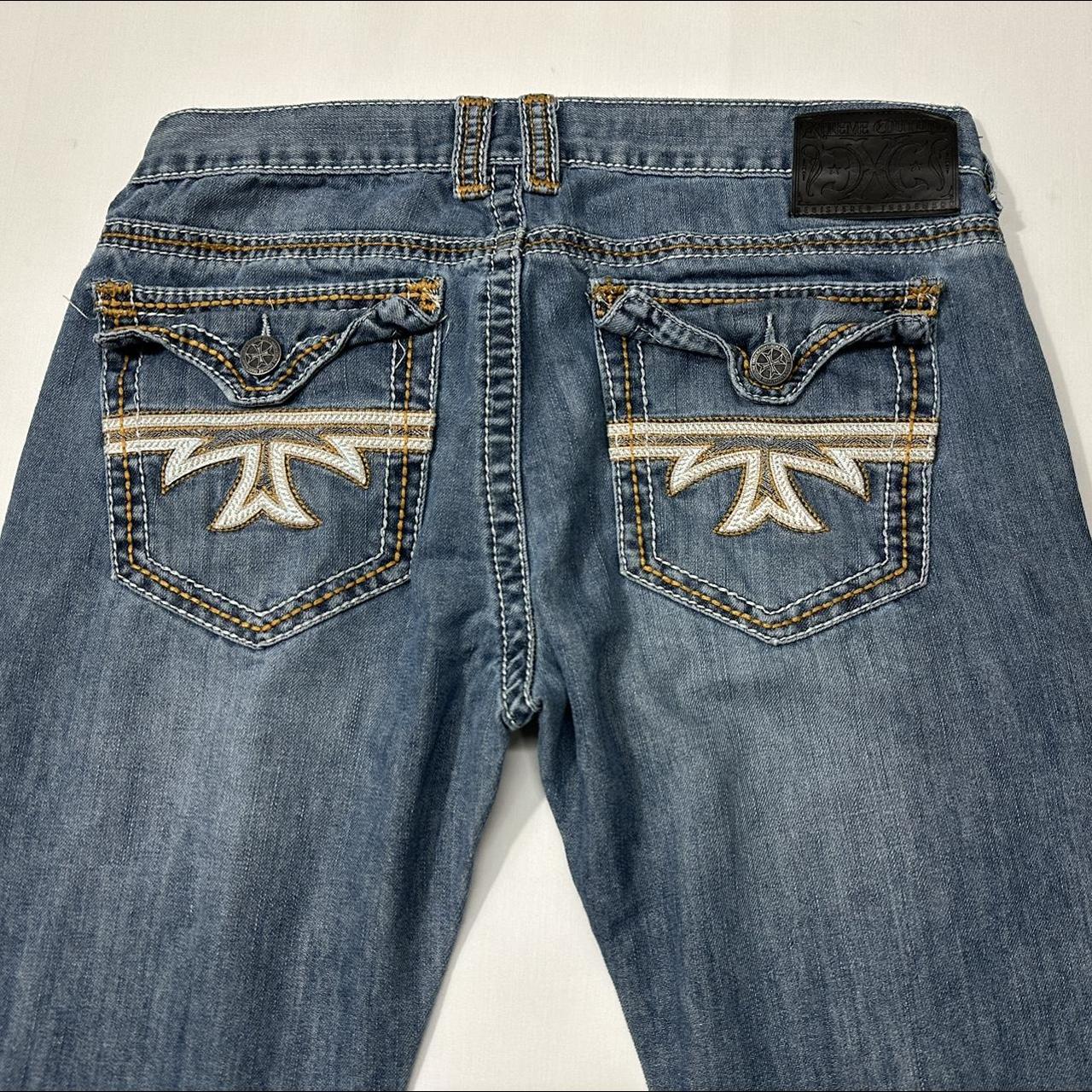 Xtreme Couture Jeans Y2K Xtreme Couture Embroidered... - Depop
