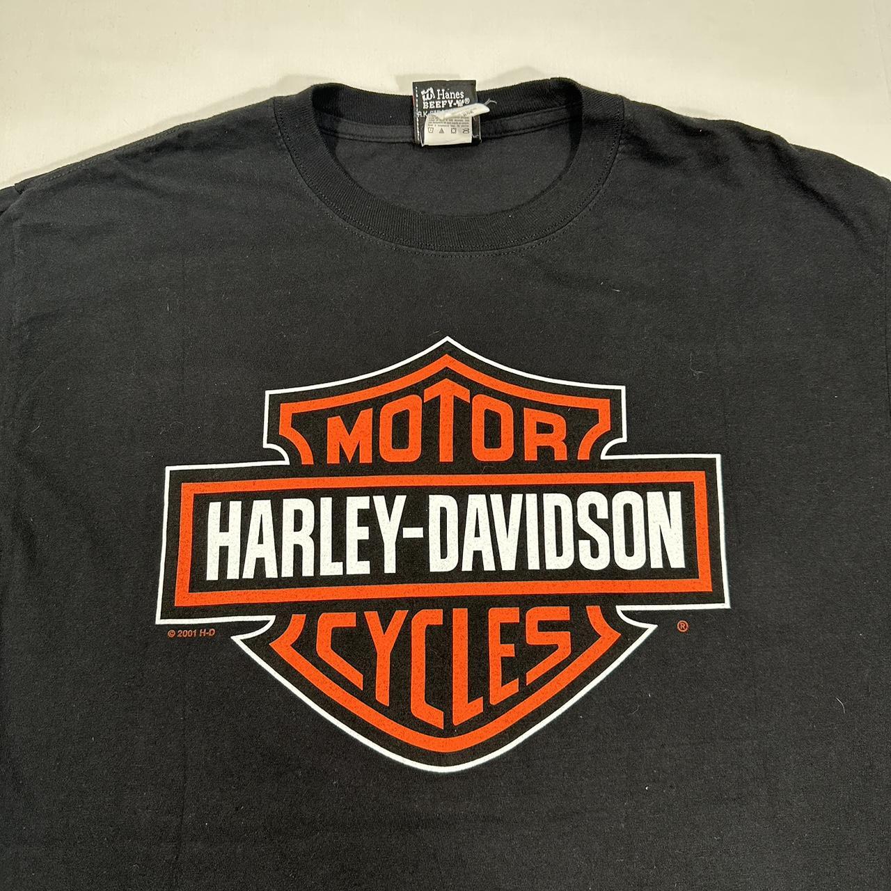 Vintage Y2K Harley Davidson Shirt Cyber Y2K Harley... - Depop