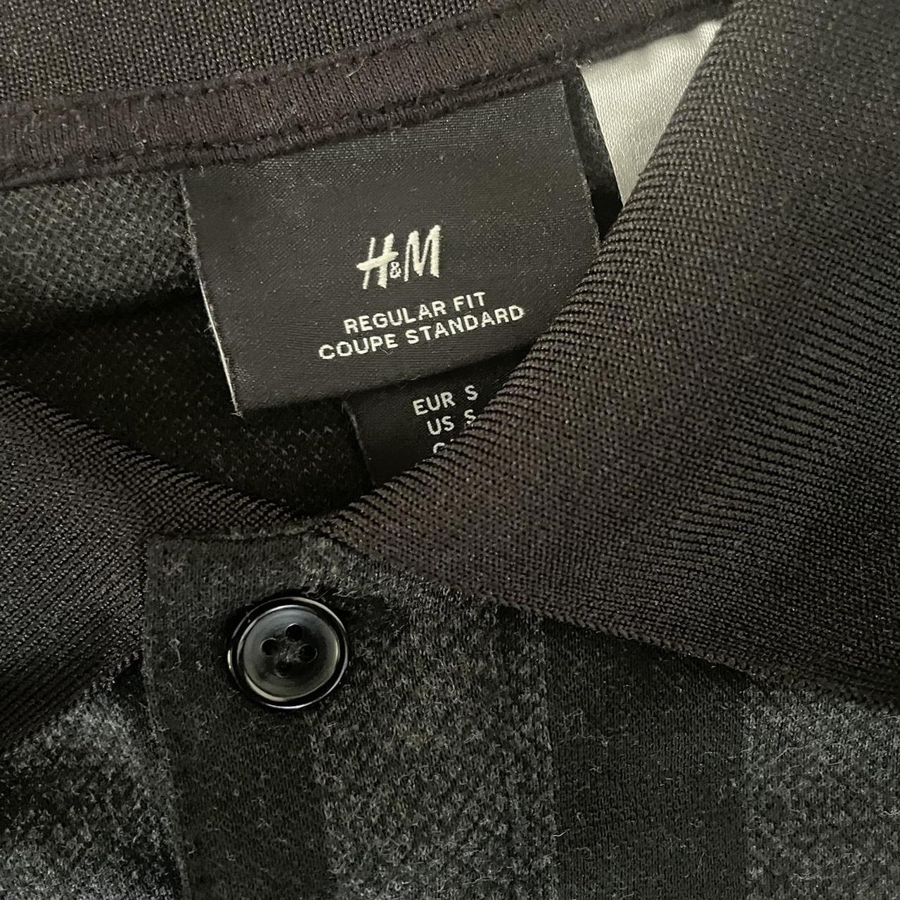 H&M WEDNESDAY Striped Long-Sleeve Polo, -unisex