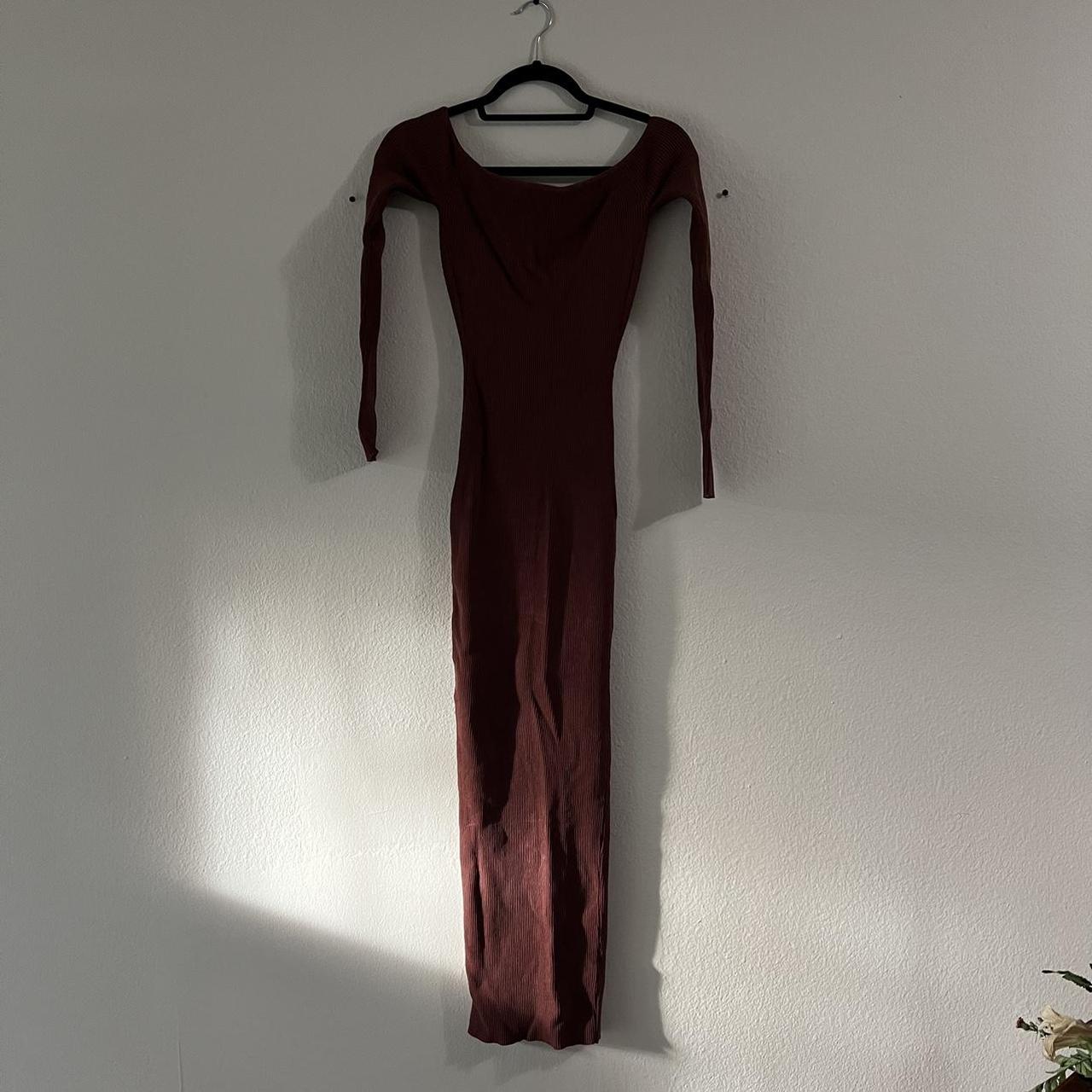 Fashion Nova Women's Brown Dress Depop