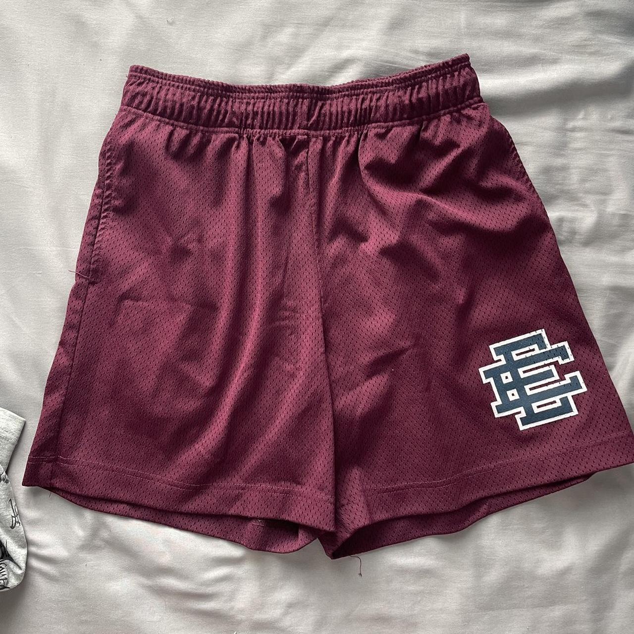 Eric newest emanuel shorts burgundy size medium