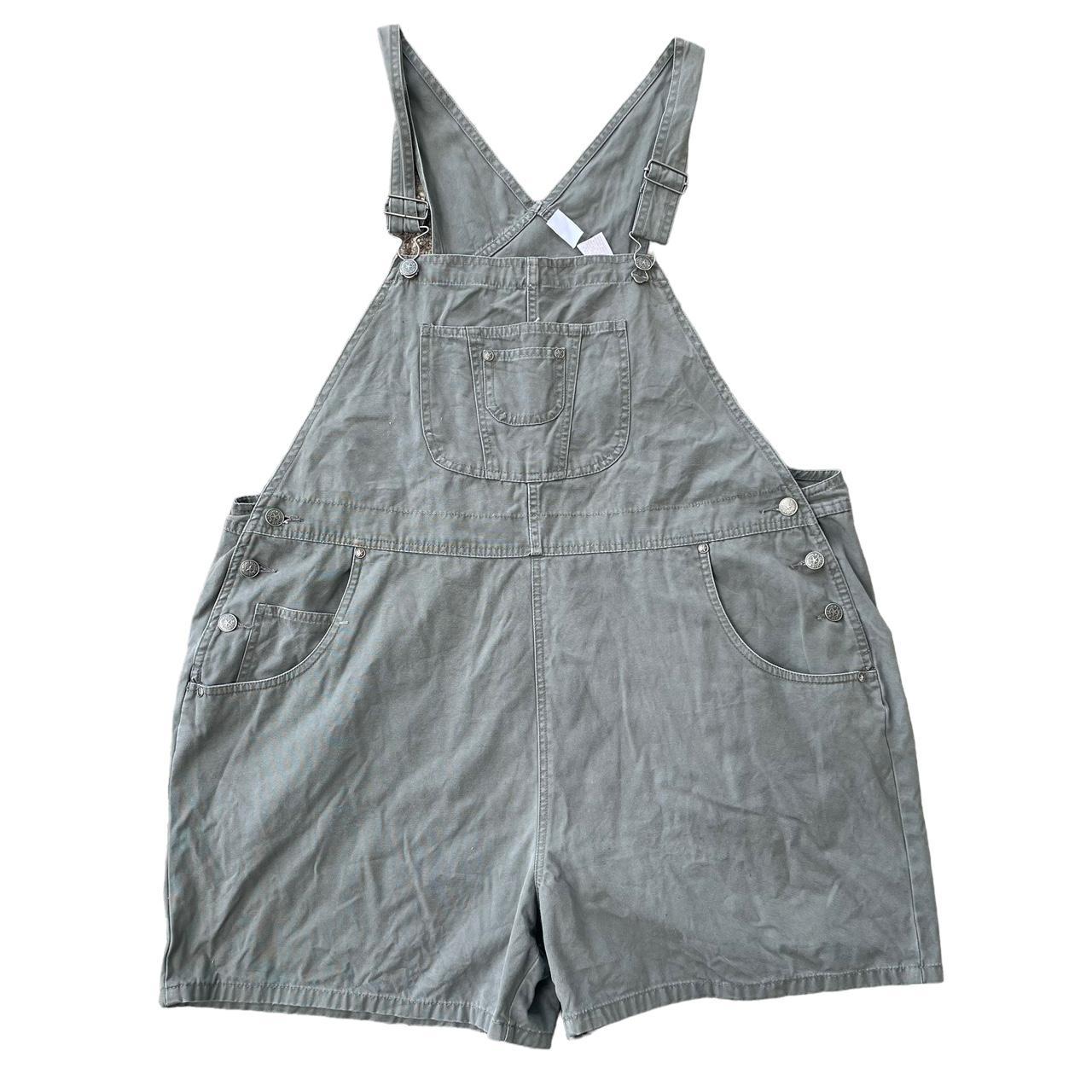 Olive Green Overalls Plus size cute summer... Depop