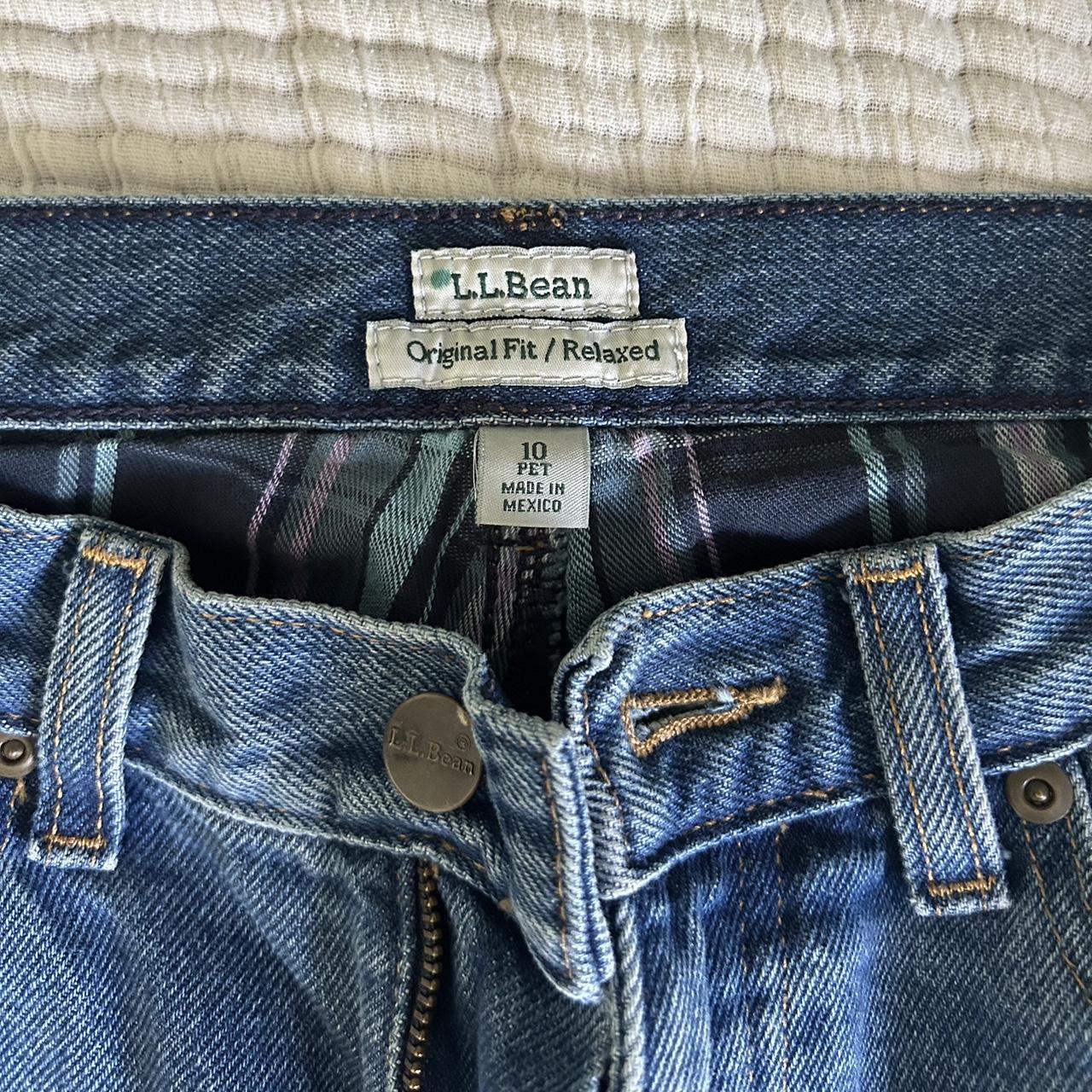 L.L.Bean Women's Blue Jeans Depop