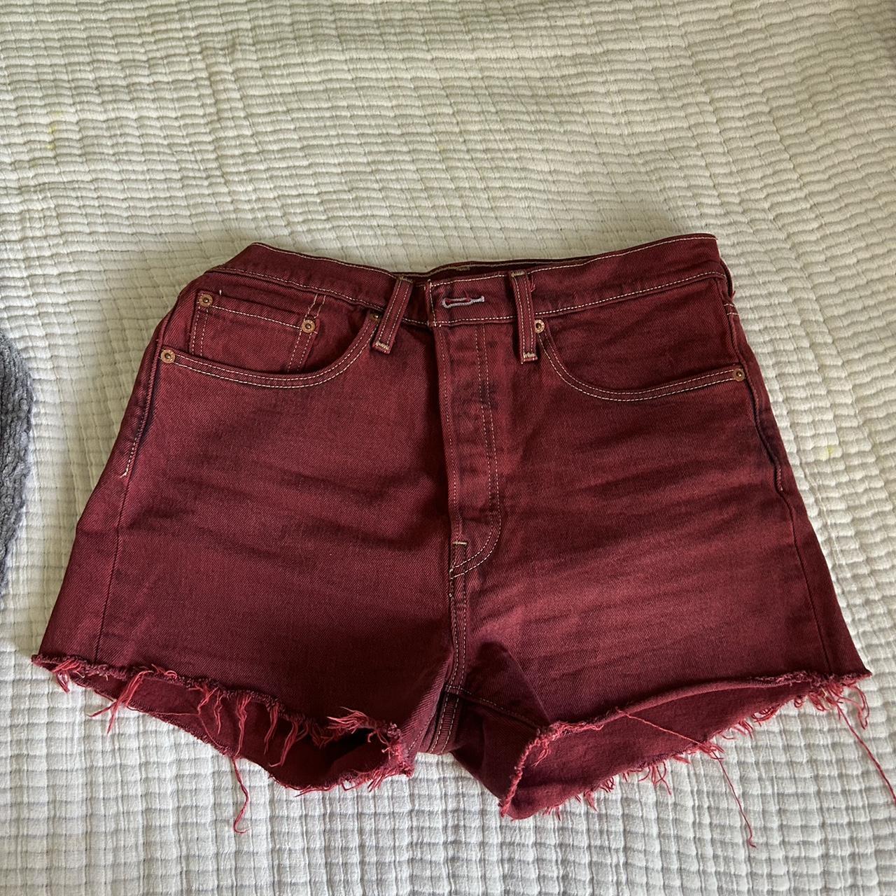 Levi's 2024 red shorts