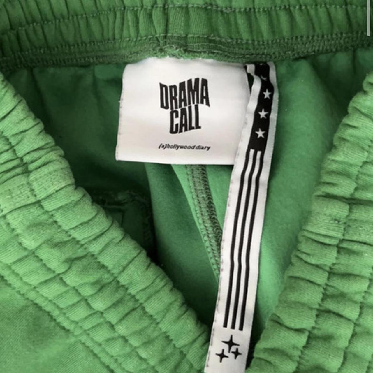 Drama Call joggers in green, worn once, size s, got... - Depop