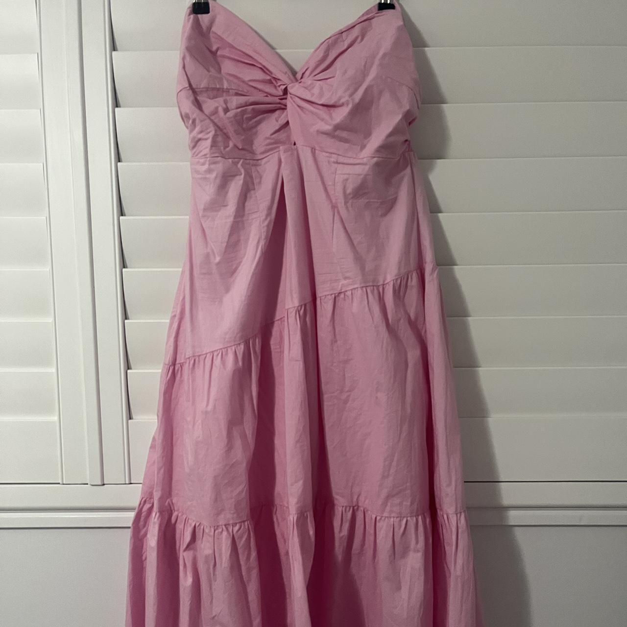 Reverse Pink Midi Dress Bought from Charcoal Depop