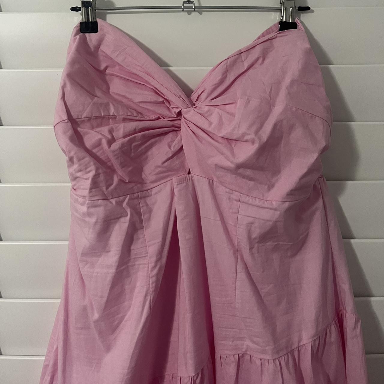 Reverse Pink Midi Dress Bought from Charcoal Depop