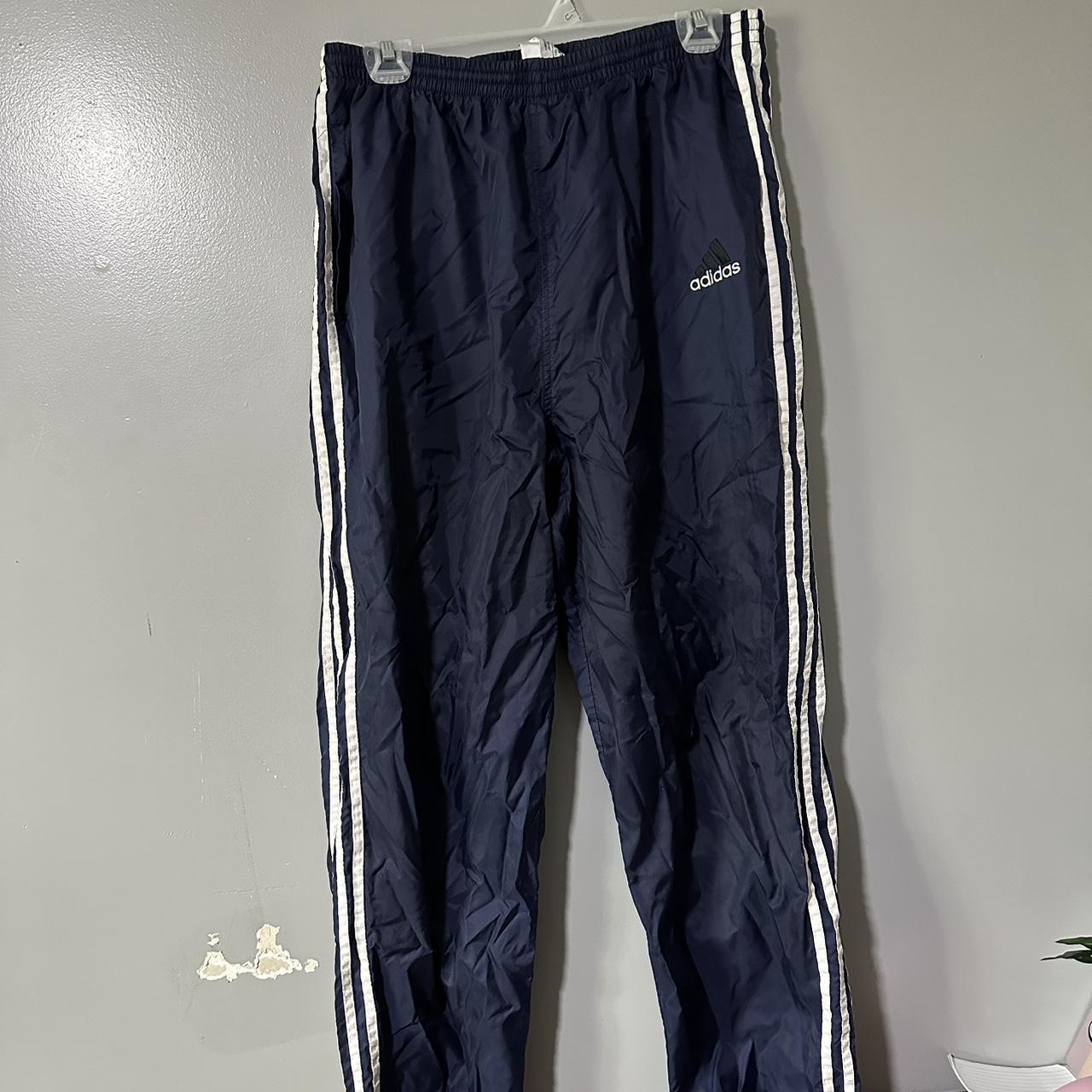 Y2K Adidas Sweatpants Measurements Waist: 30 in... - Depop