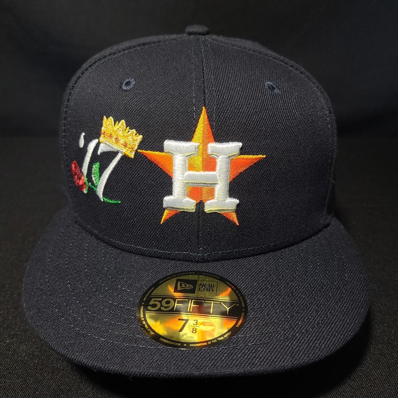 Houston Astros fitted 7 3/8 2017 World Series - Depop