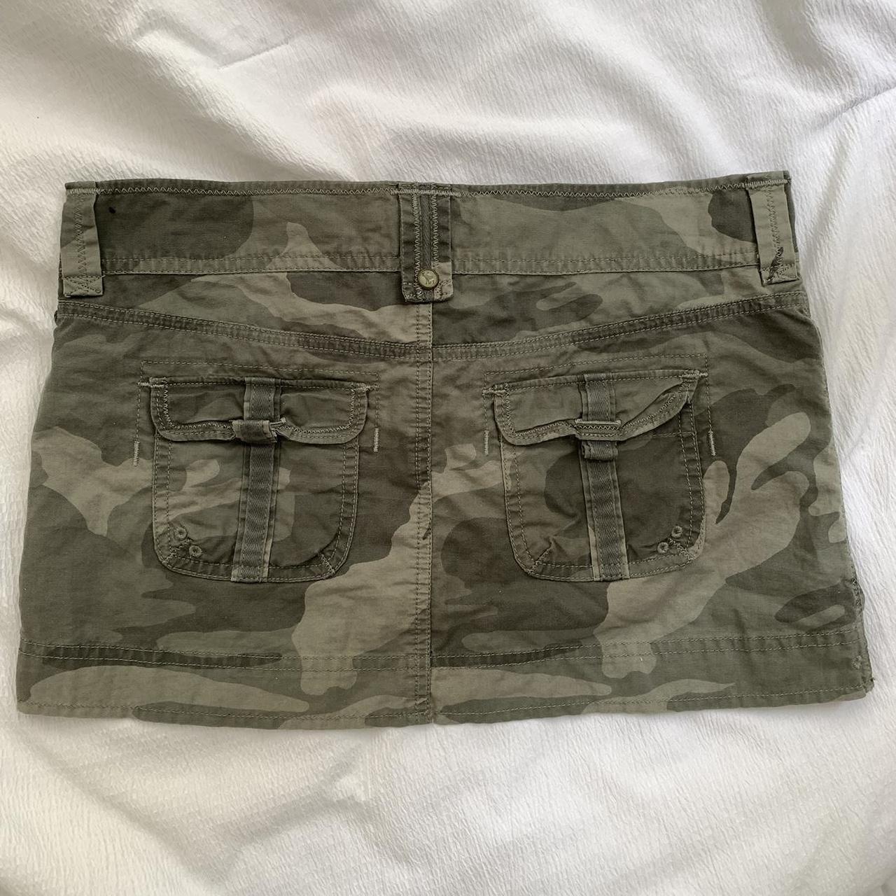 VINTAGE ABERCROMBIE CAMO MINI SKIRT - Depop