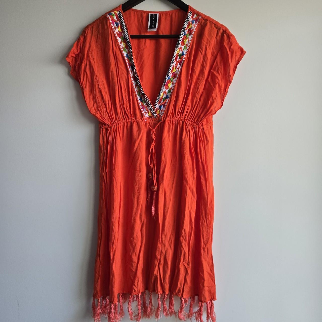 Jets by Jessika Allen Size Small Red Beach CoverUp... Depop