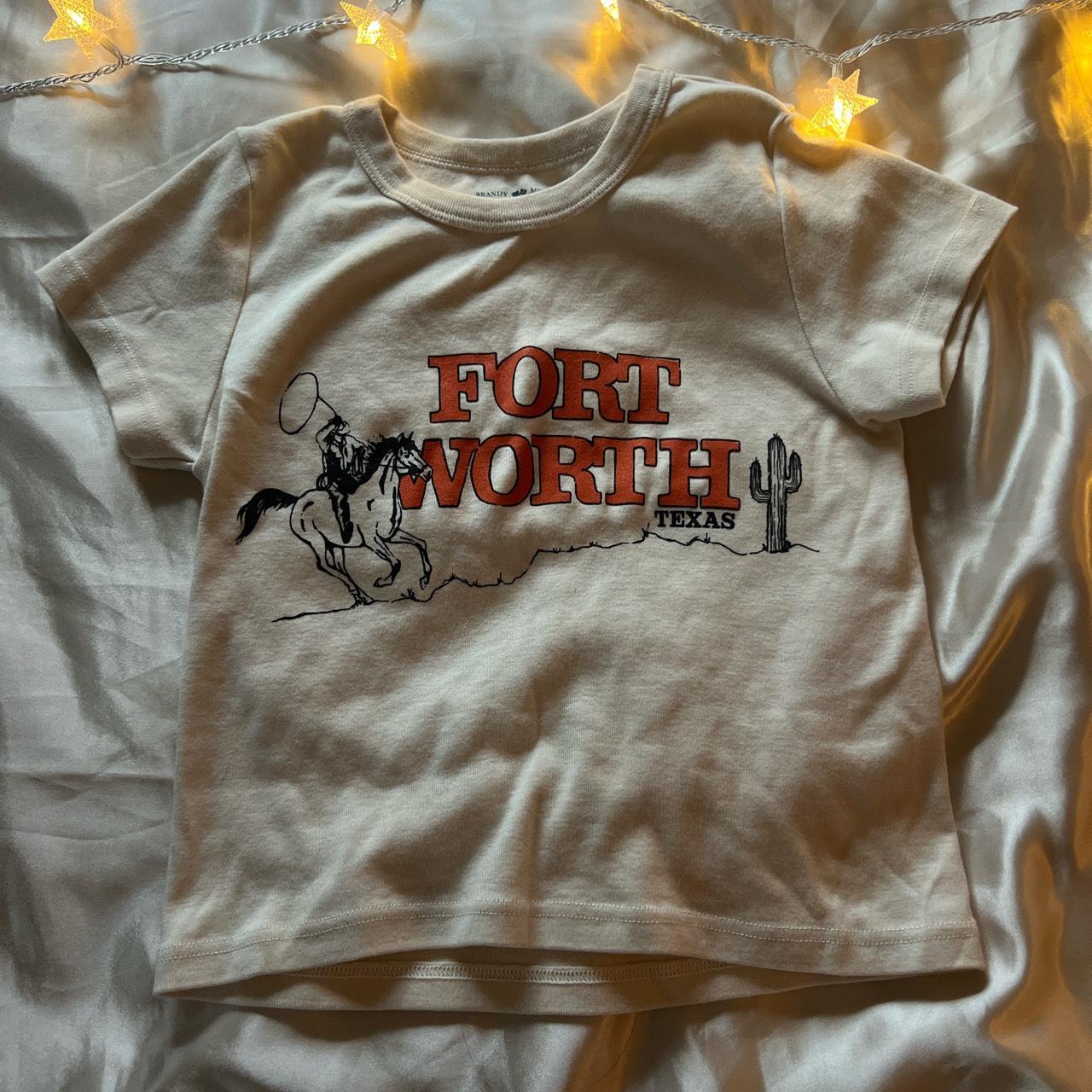 fort worth brandy melville crop top ! ‧₊˚ ʚɞ super... Depop