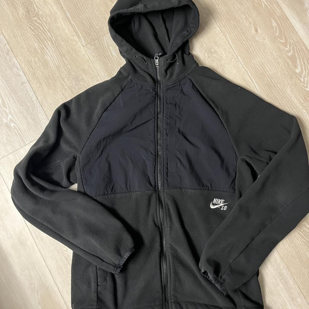 Nike SB Therma PolarTech Black Zip Up Hoodie - Good... - Depop