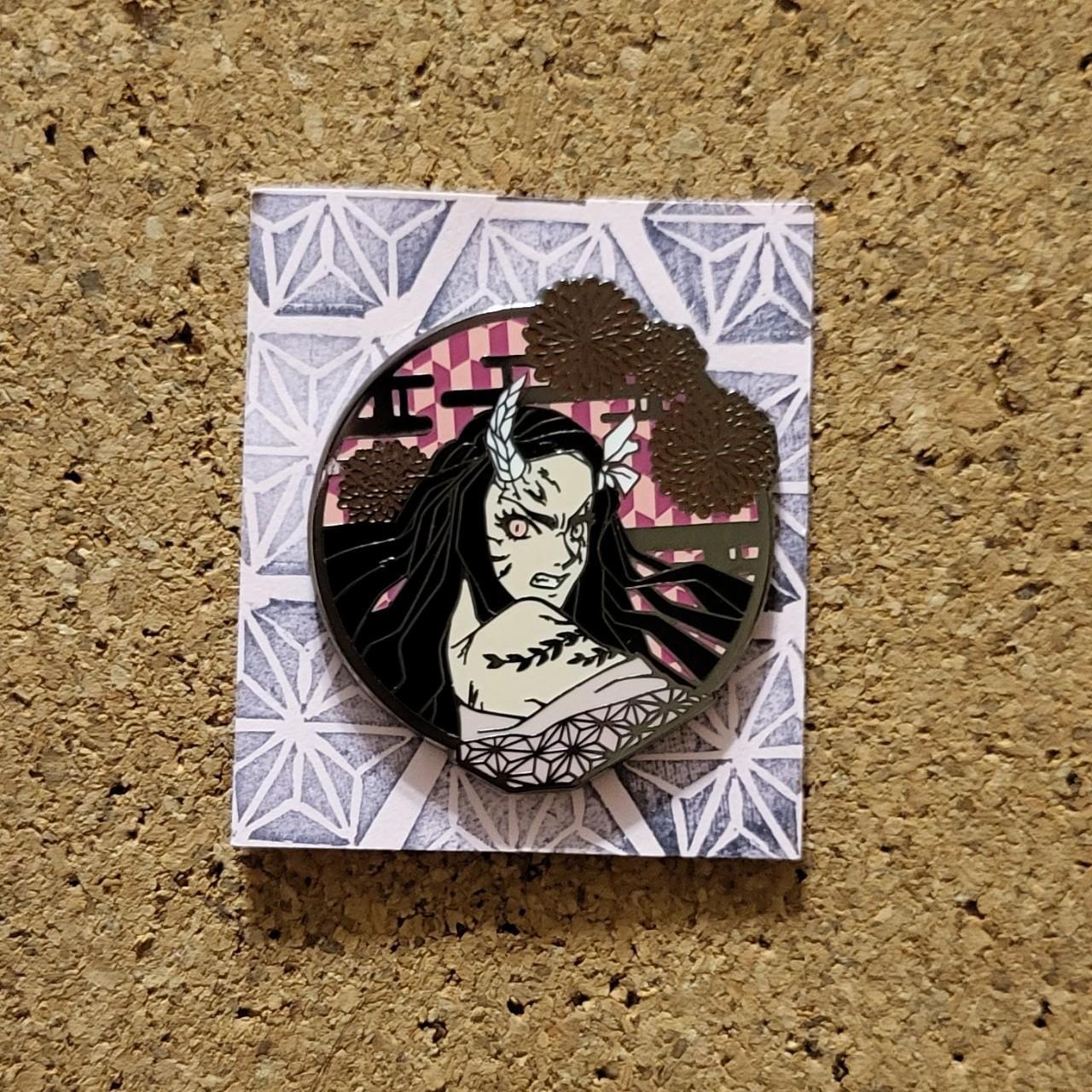 Nezuko Demon Slayer Pins Pinfo ➝ DjoischDesign ➝ - Depop