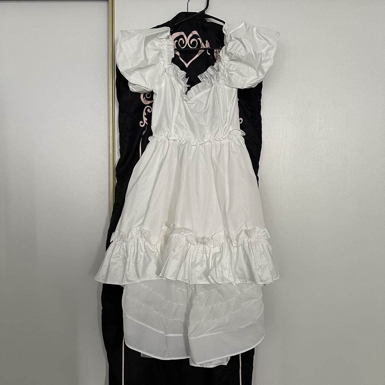 Dolls Kill Unholy Deeply Devoted Taffeta Dress Size... Depop