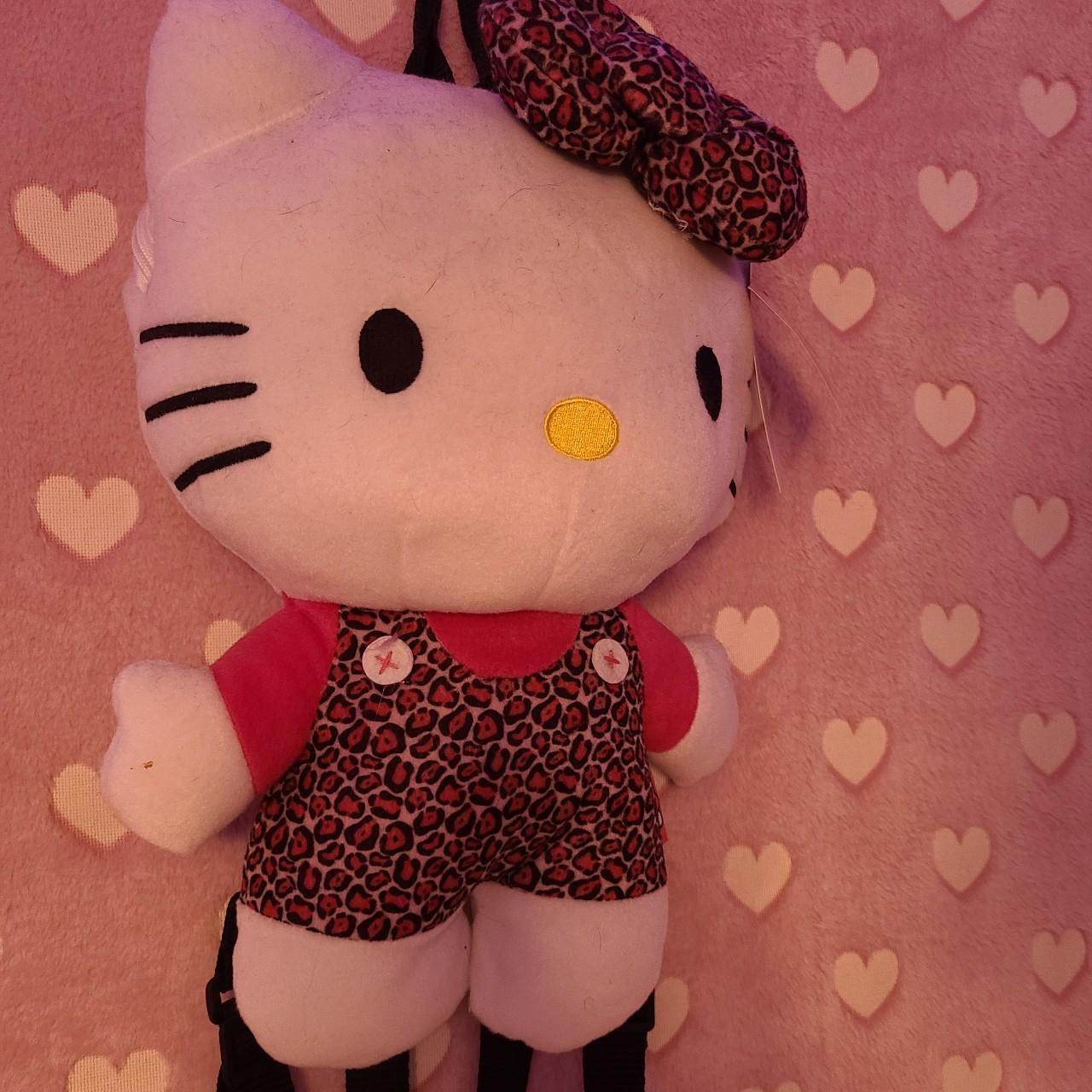 Adorable Hello Kitty Plush Backpack Never Used Depop 6217