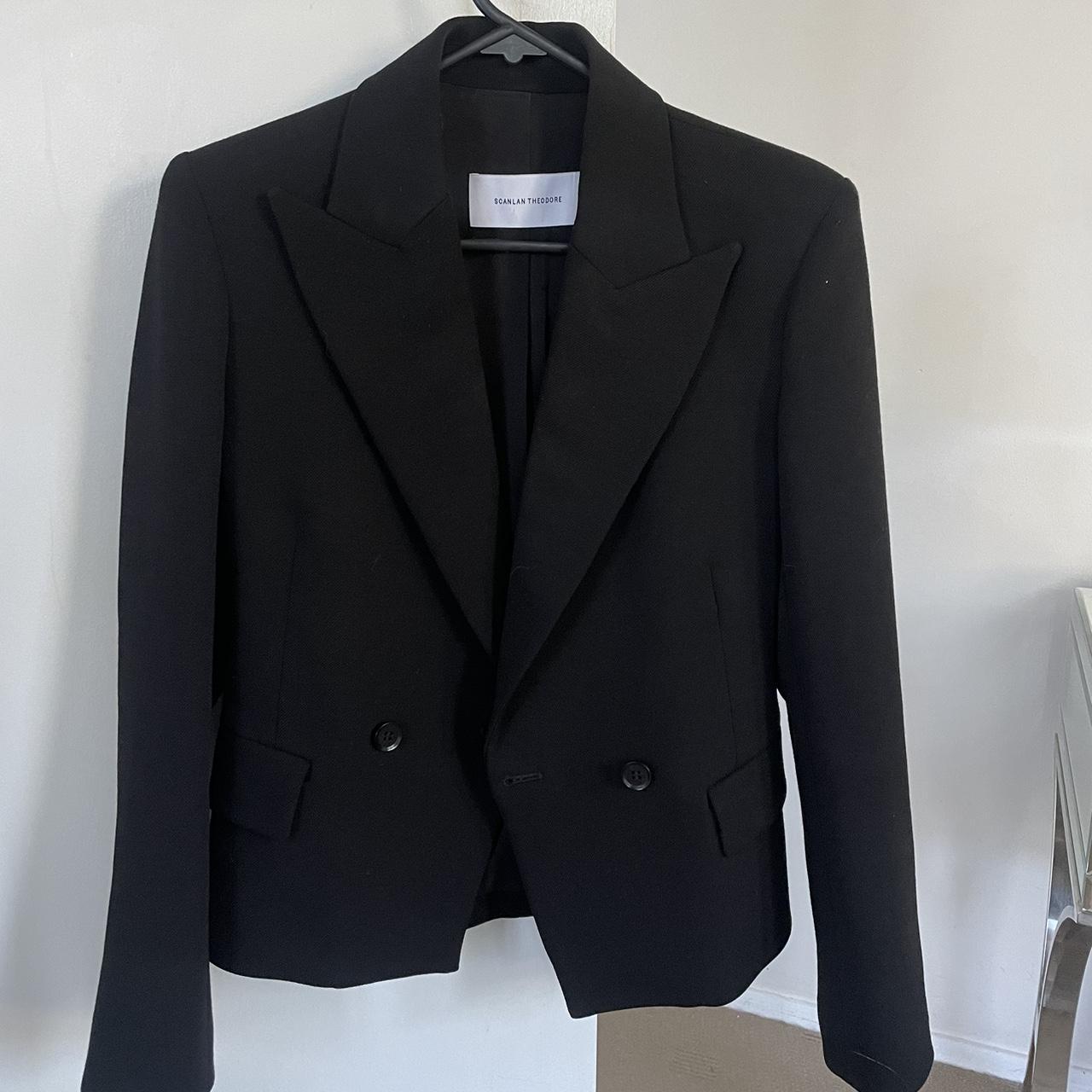 SCANLAN THEODORE Black Blazer Size 6 Excellent... - Depop