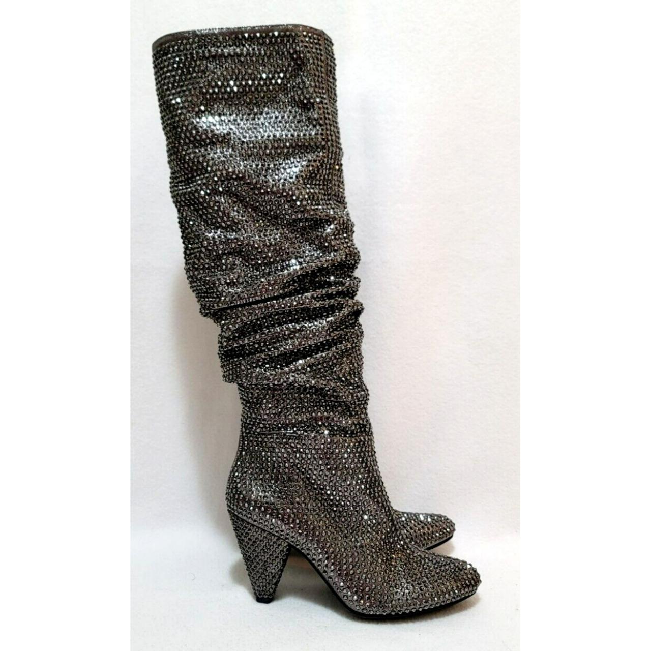 INC International Concepts Crystal Boots Rhinestone Depop