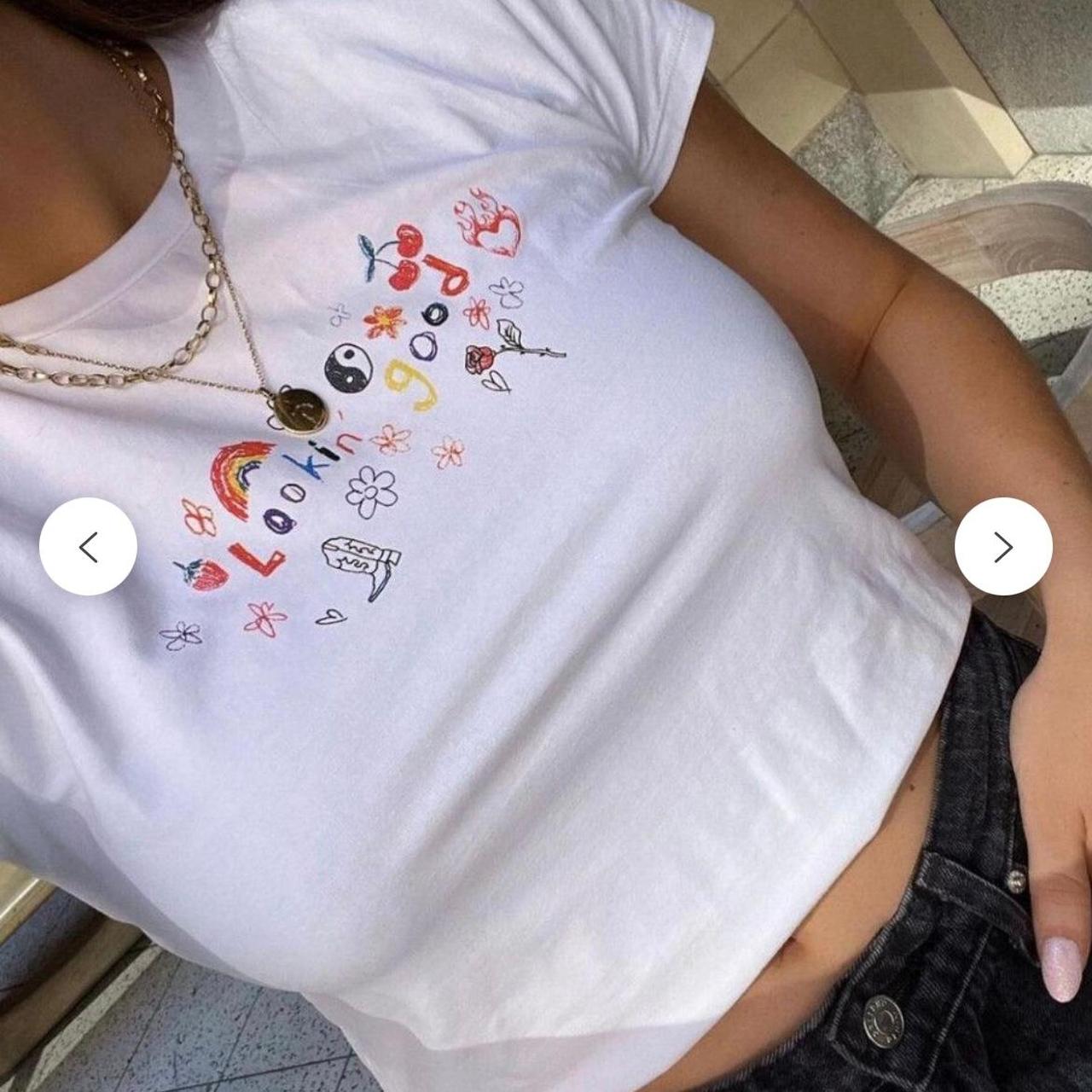 Glassons Graphic Baby Tee🍸🌸 - super comfy and... - Depop