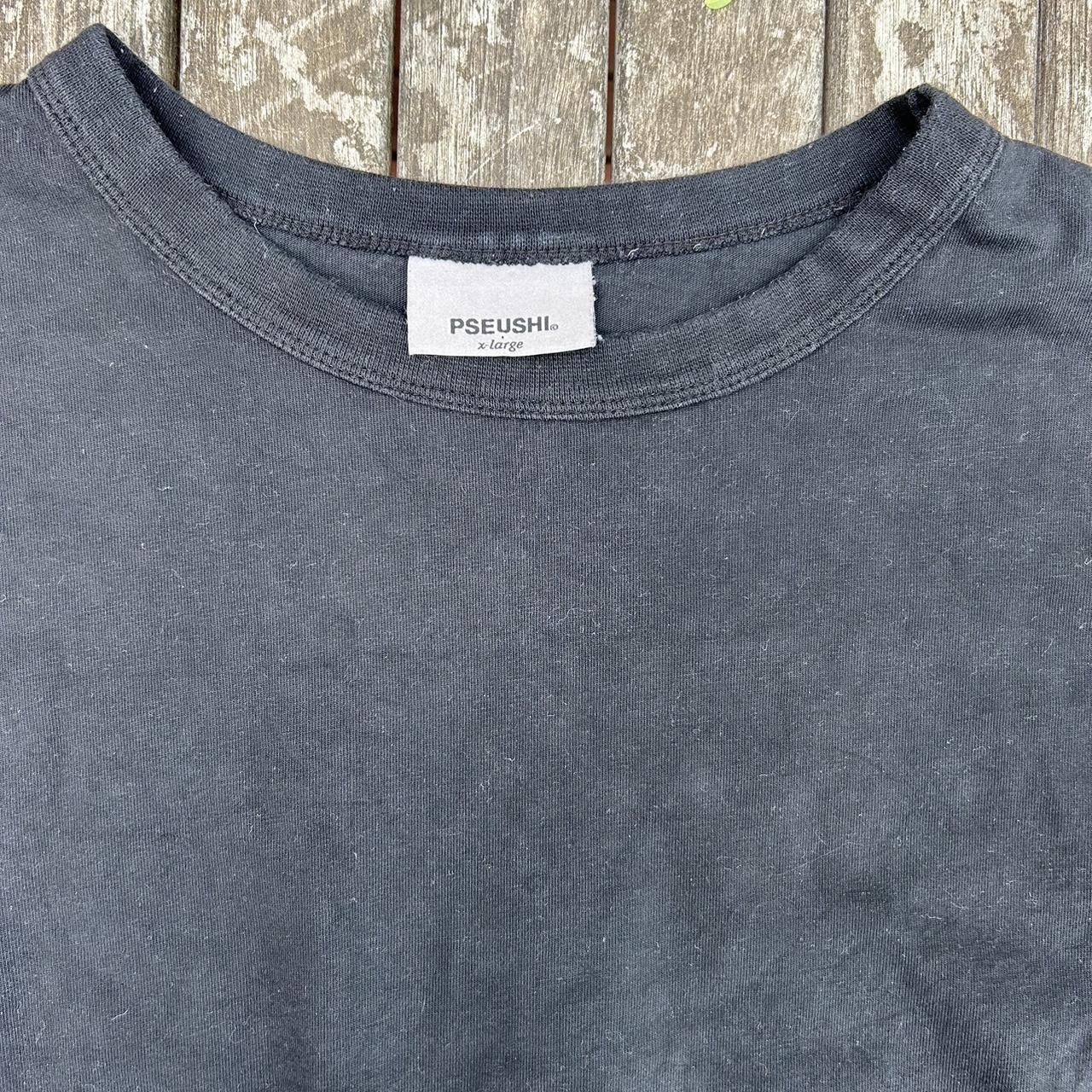 Selling pseushi black tshirt with logo on back. Size... - Depop