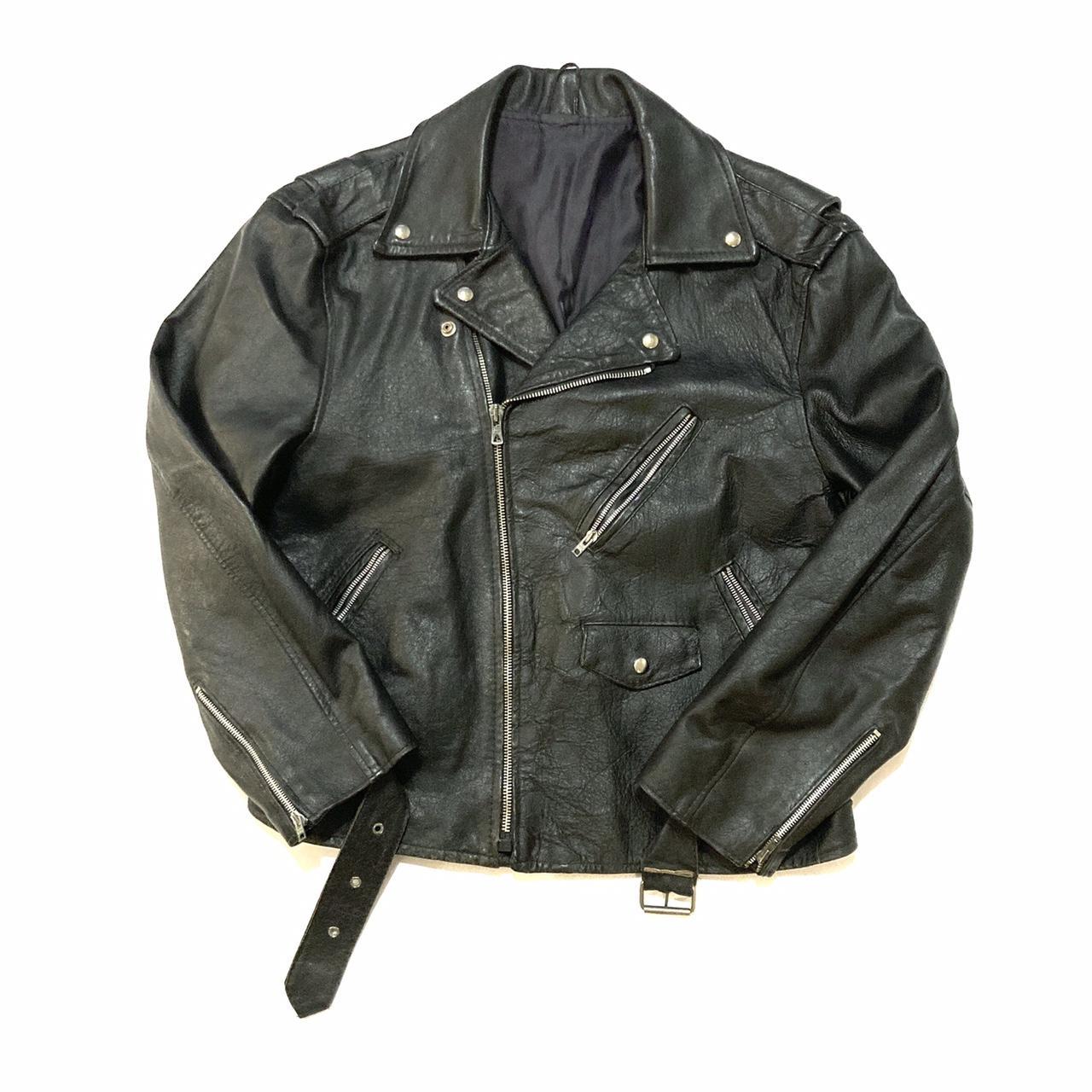 Vintage Ramones Leather Jacket retro y2k Size... - Depop