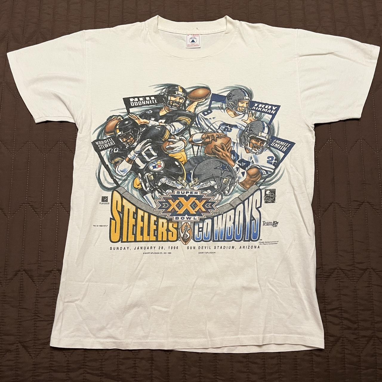 1993 Dallas Cowboys Super Bowl Champions Tee Single - Depop