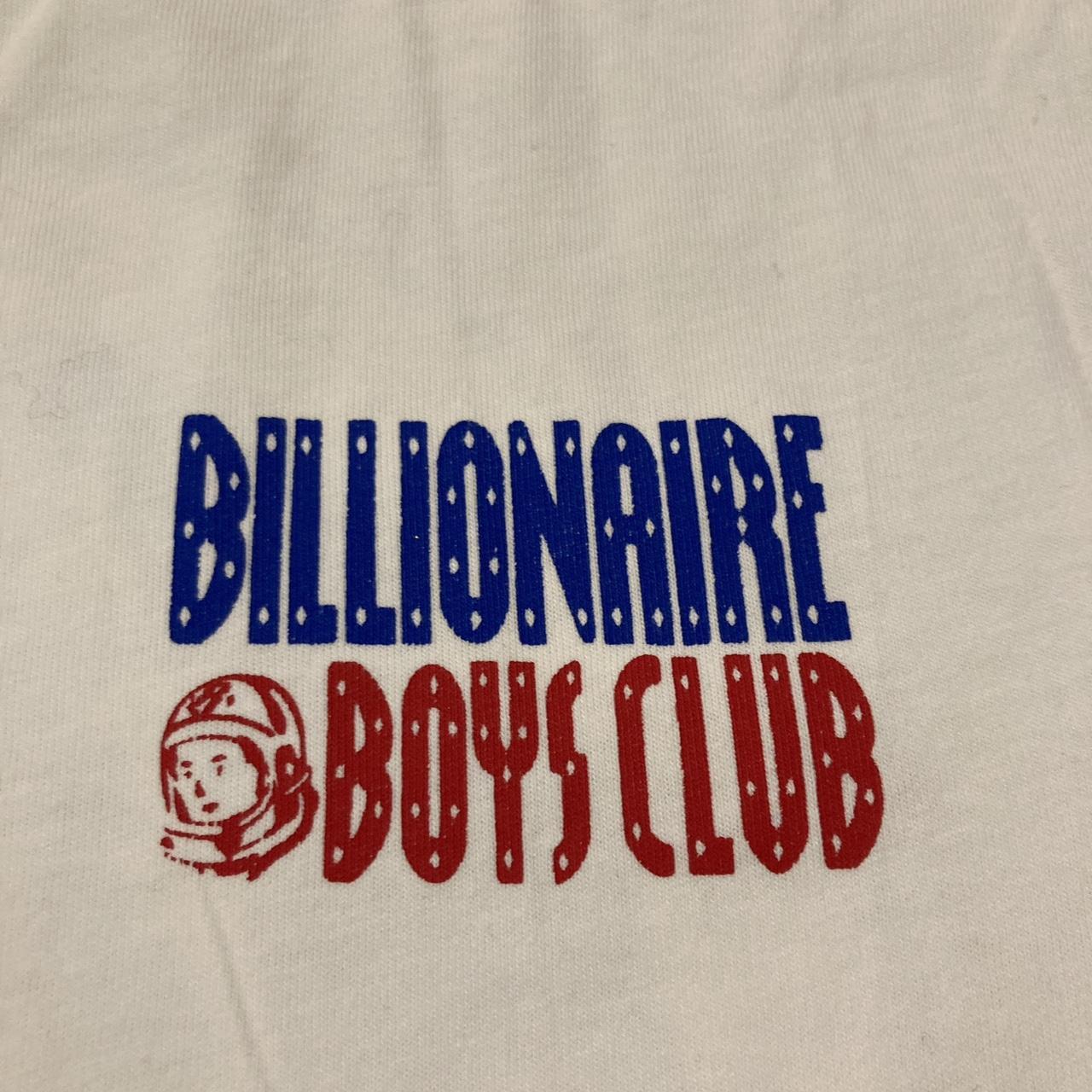 Billionaire Boys Club White Tee T-shirt Big Logo y2k... - Depop