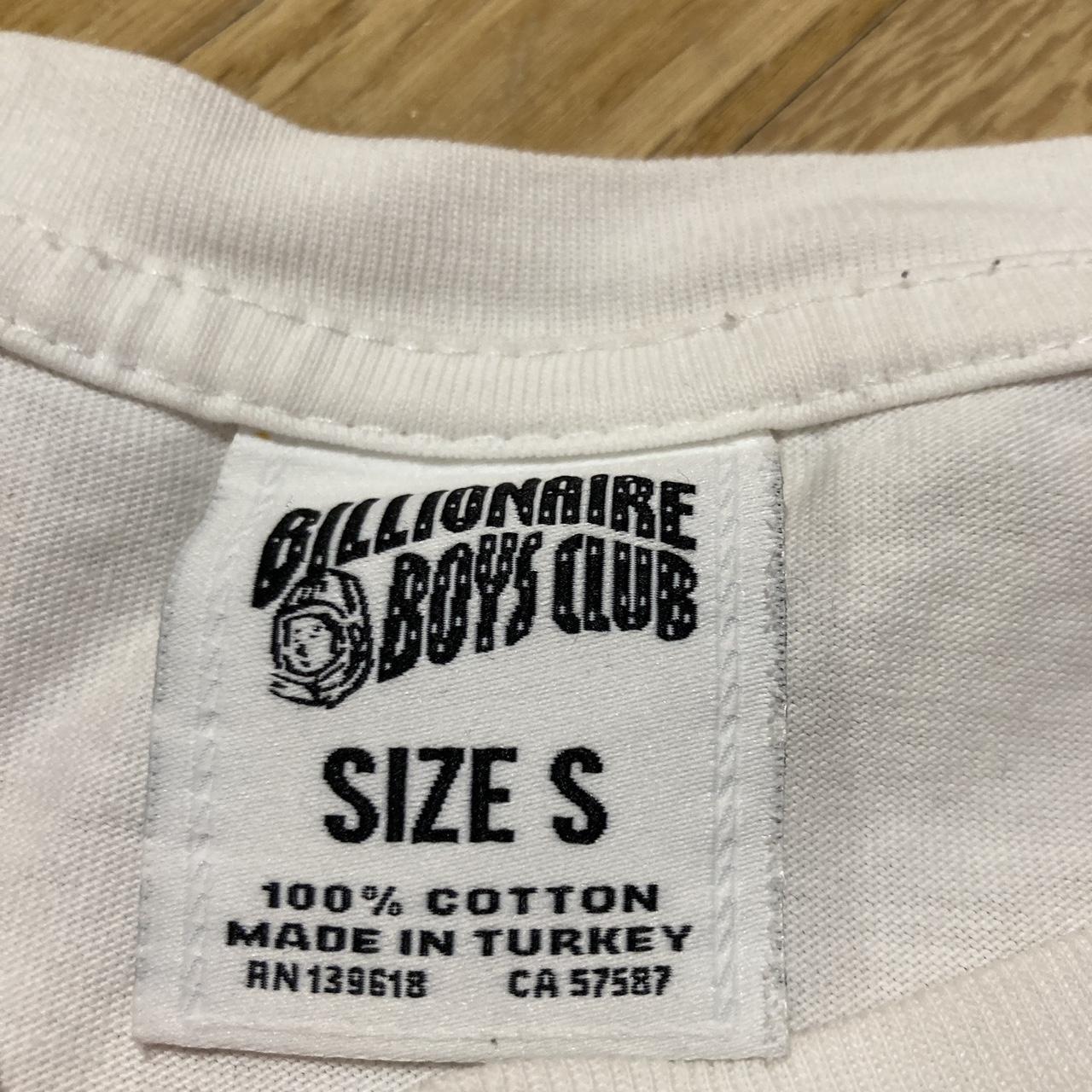 Billionaire Boys Club White Tee T-shirt Big Logo y2k... - Depop