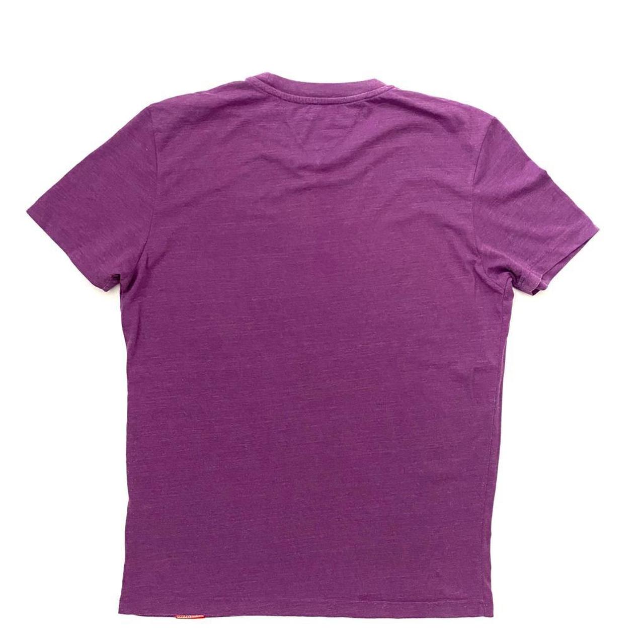 Purple tommy hilfiger t shirt on sale