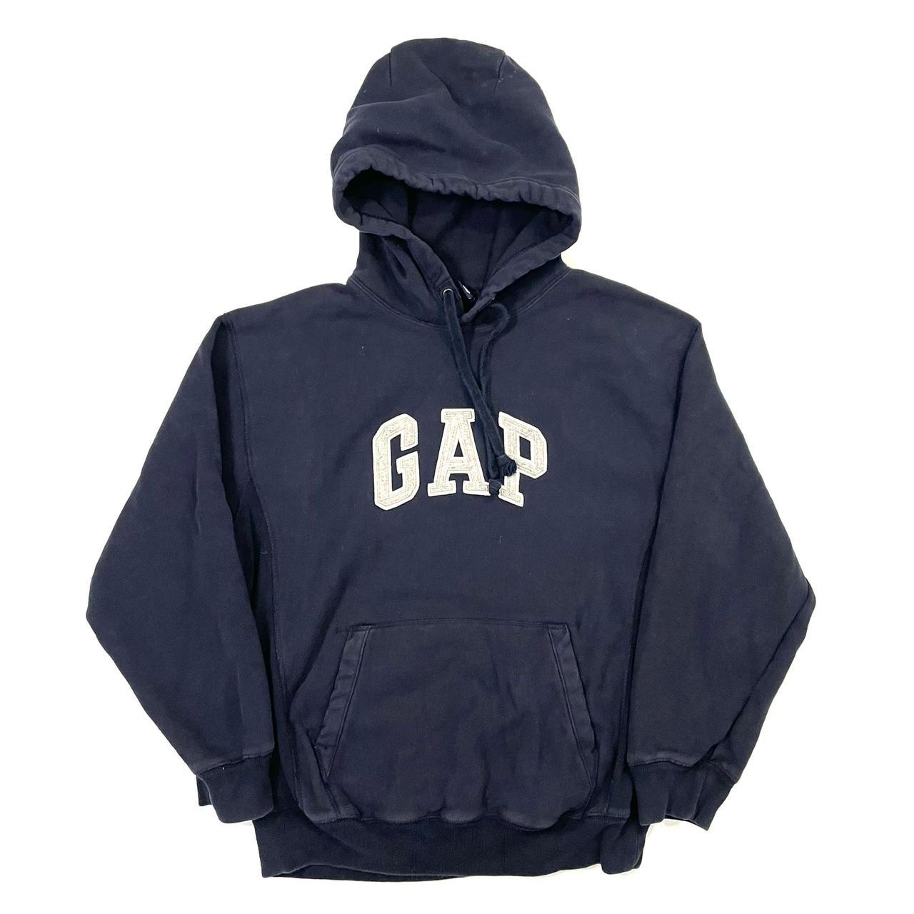 Gap Navy Hoodie Sportswear Size women’s S Length... Depop