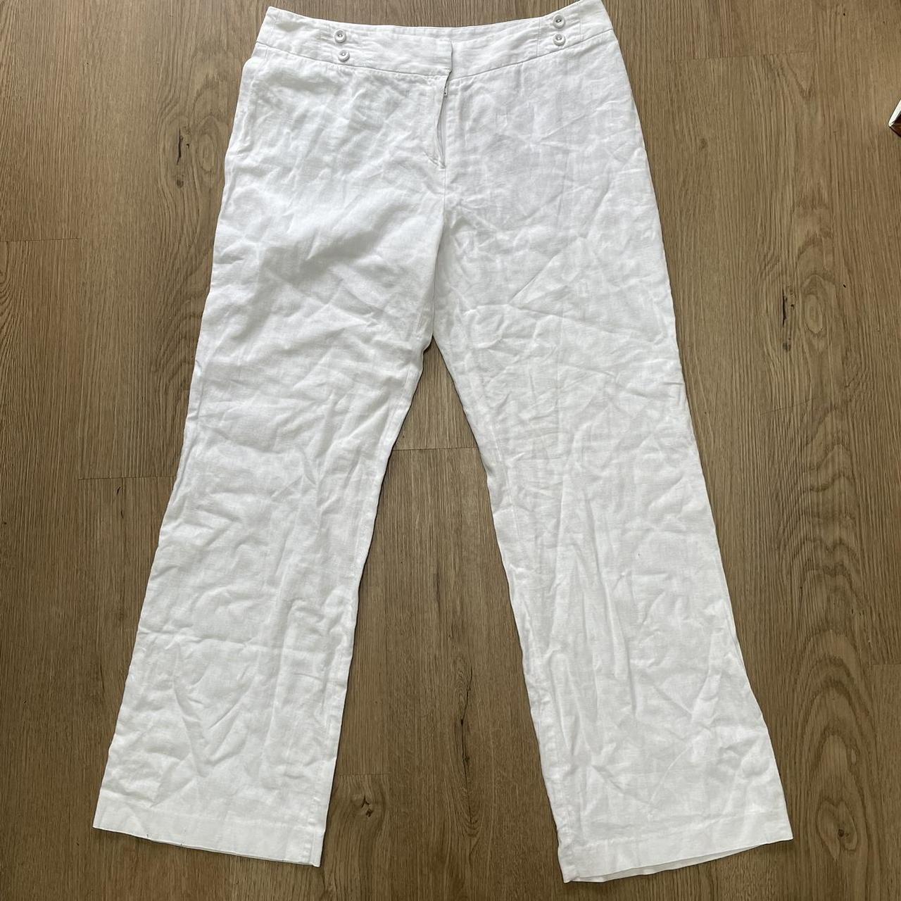 Buy Marks & Spencer Women's Slim Linen Trousers