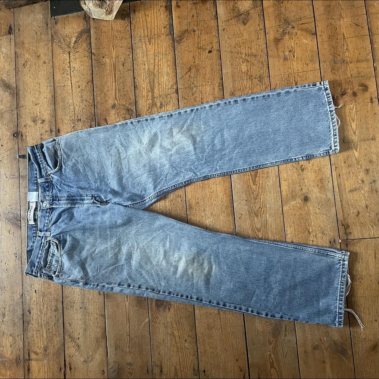 Levi's Men's Blue and Navy Trousers | Depop