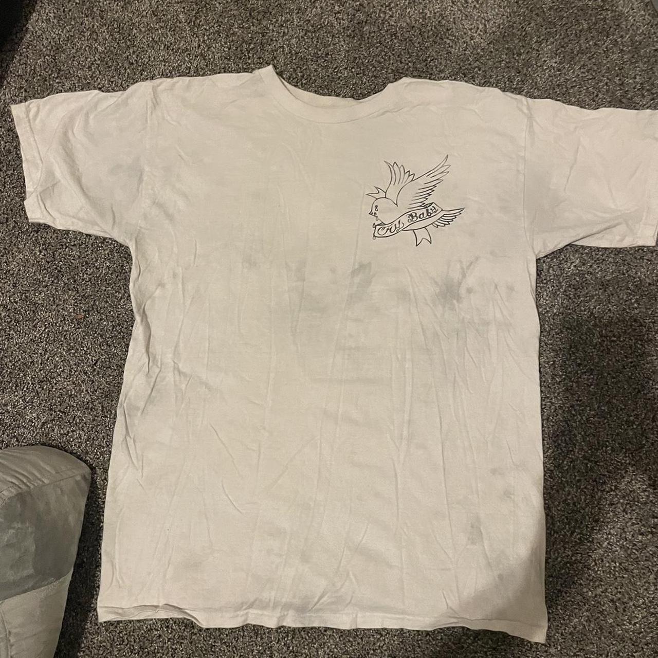 White tee 2025 shirt lil peep