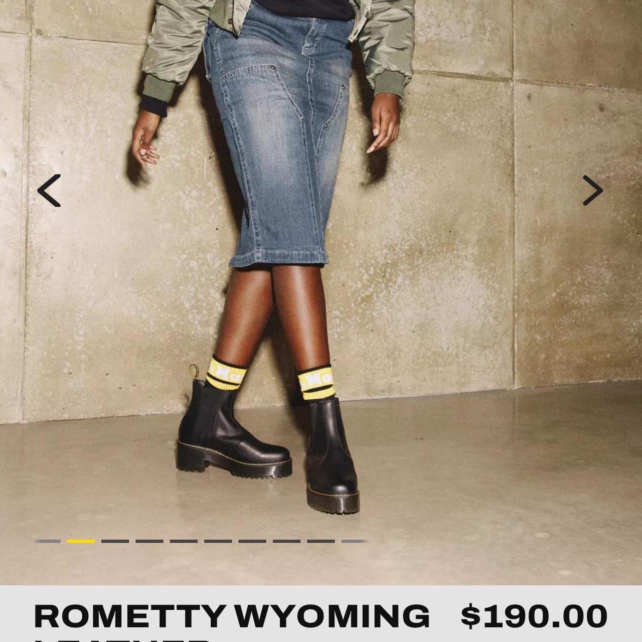 doc marten rometty wyoming leather chelsea boot Depop