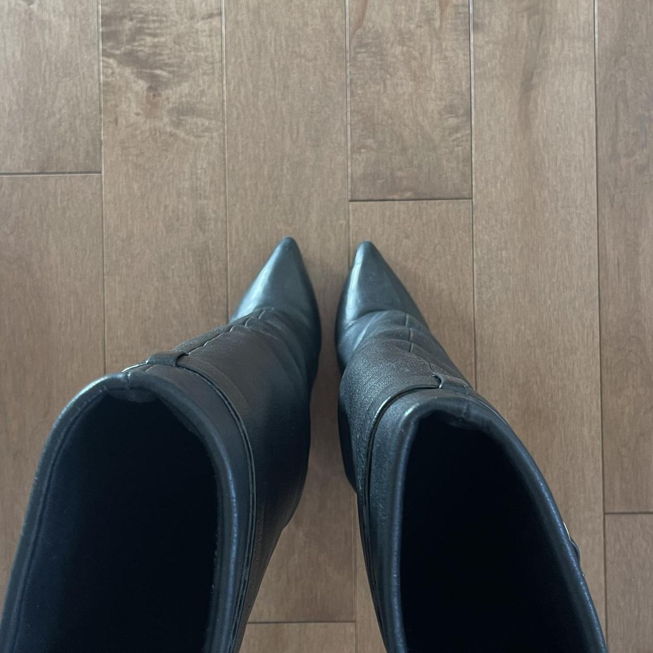 Schutz Women's Black Boots | Depop