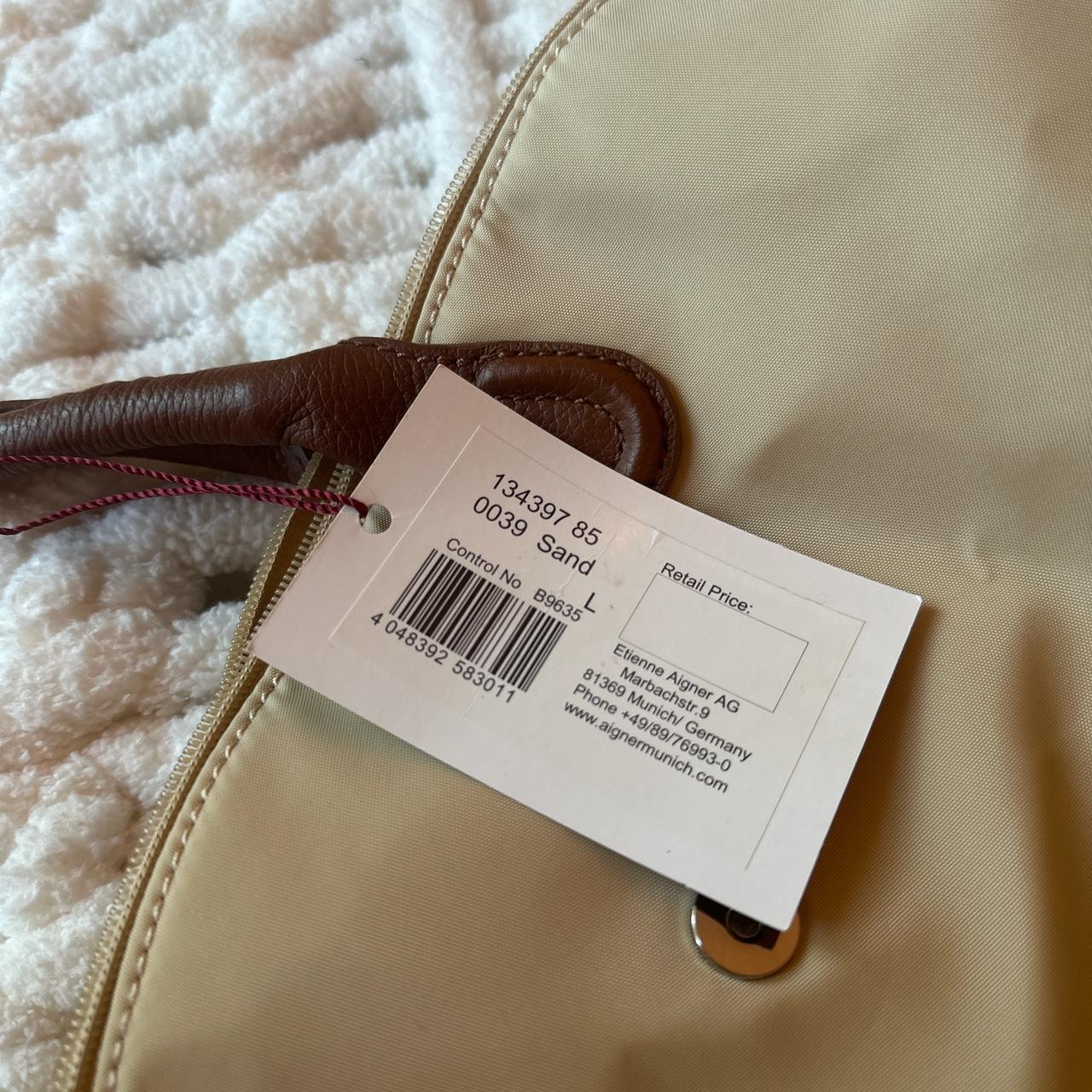 ON HOLD AIGNER Shoulder Bag Nylon Canvas Tote Depop