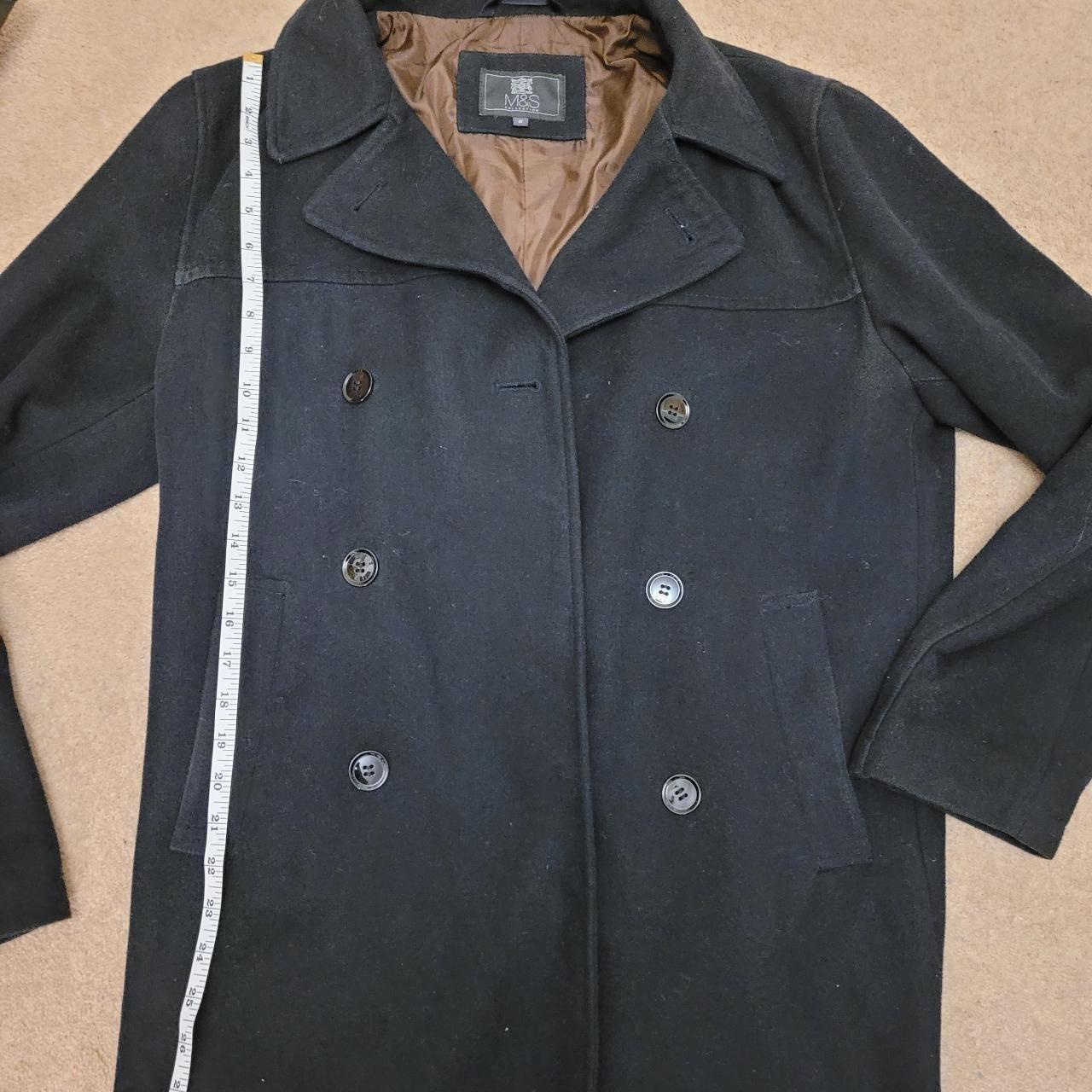 Wardrobe clearouts. M&S Marks & Spencers Peacoat.... - Depop