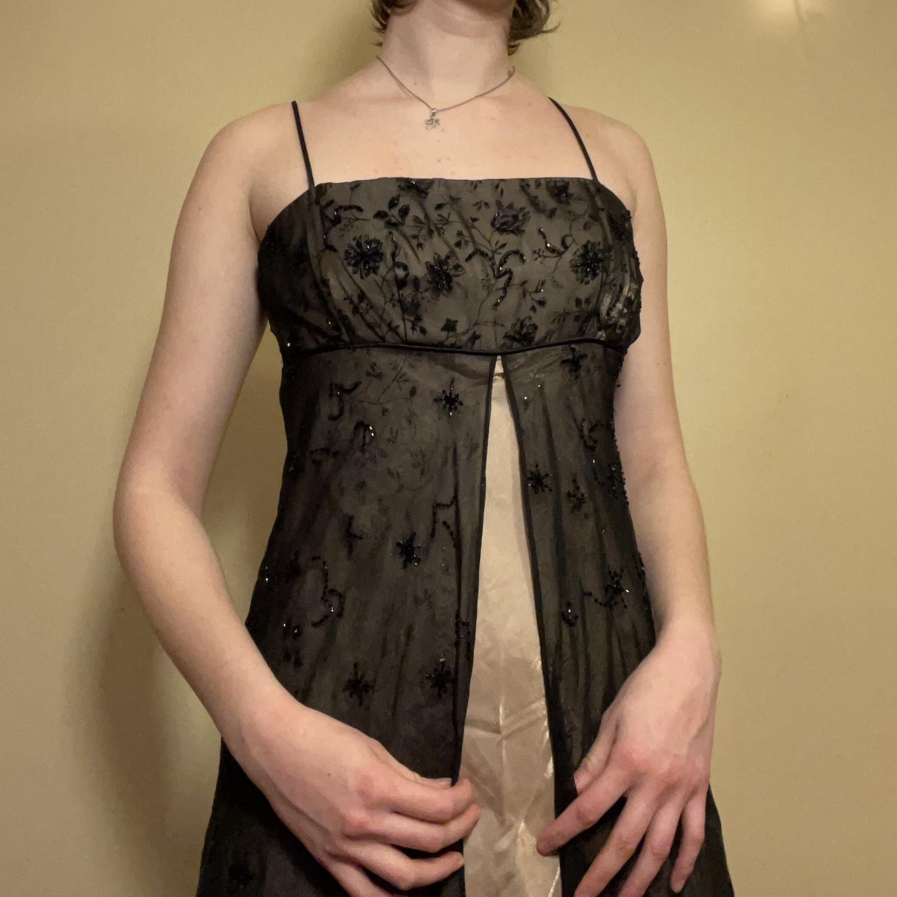 Morgan Women's Gold and Black Dress (2)