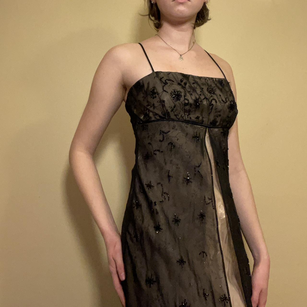 Morgan Women's Gold and Black Dress (4)