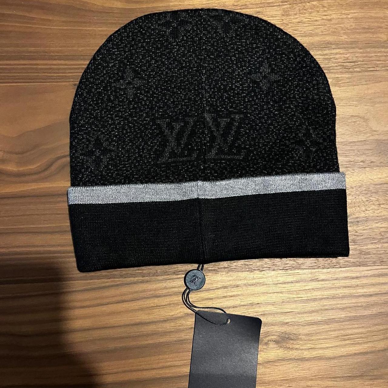 Black monogram LV beanies 15 available Tag... Depop