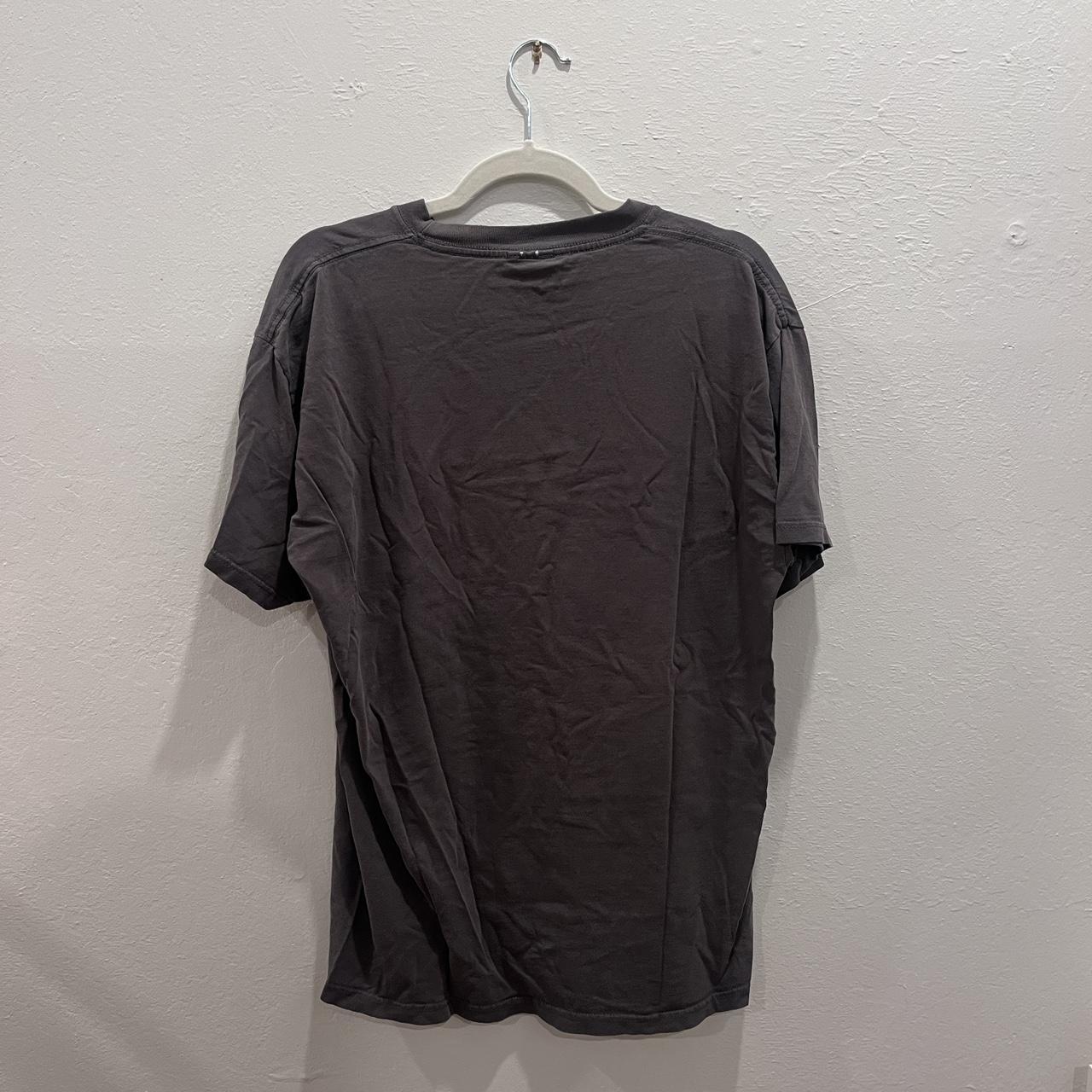 Men's Grey and Brown T-shirt (3)