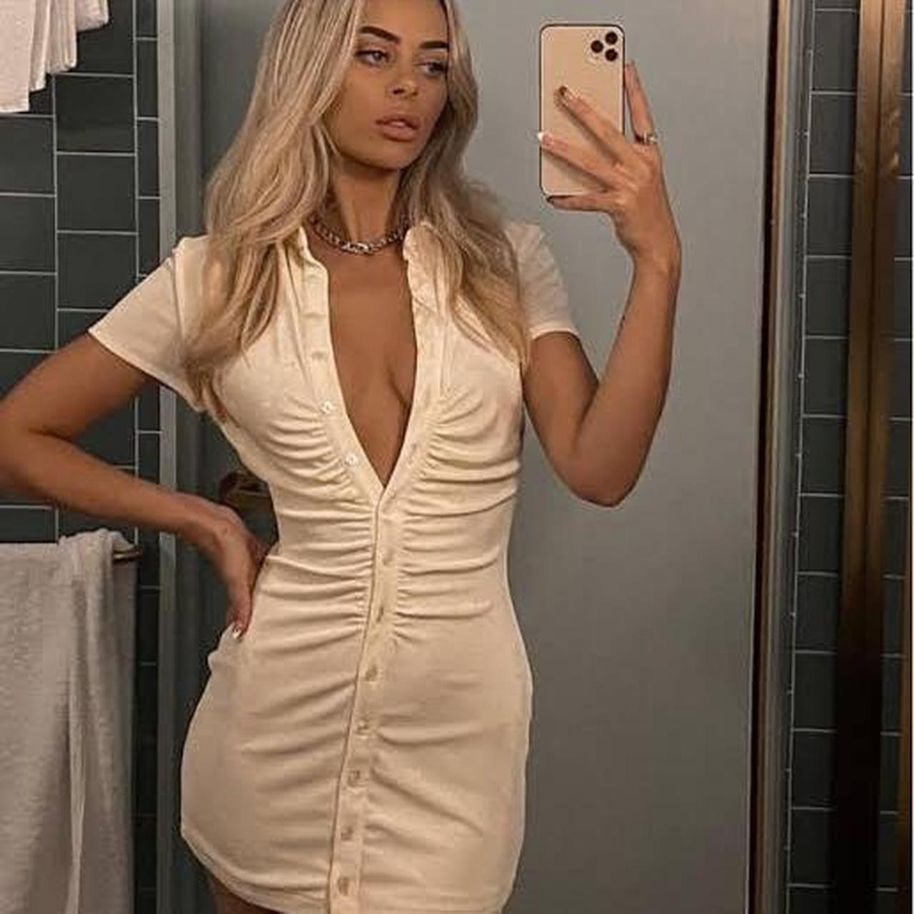 Cream alexa outlet dress