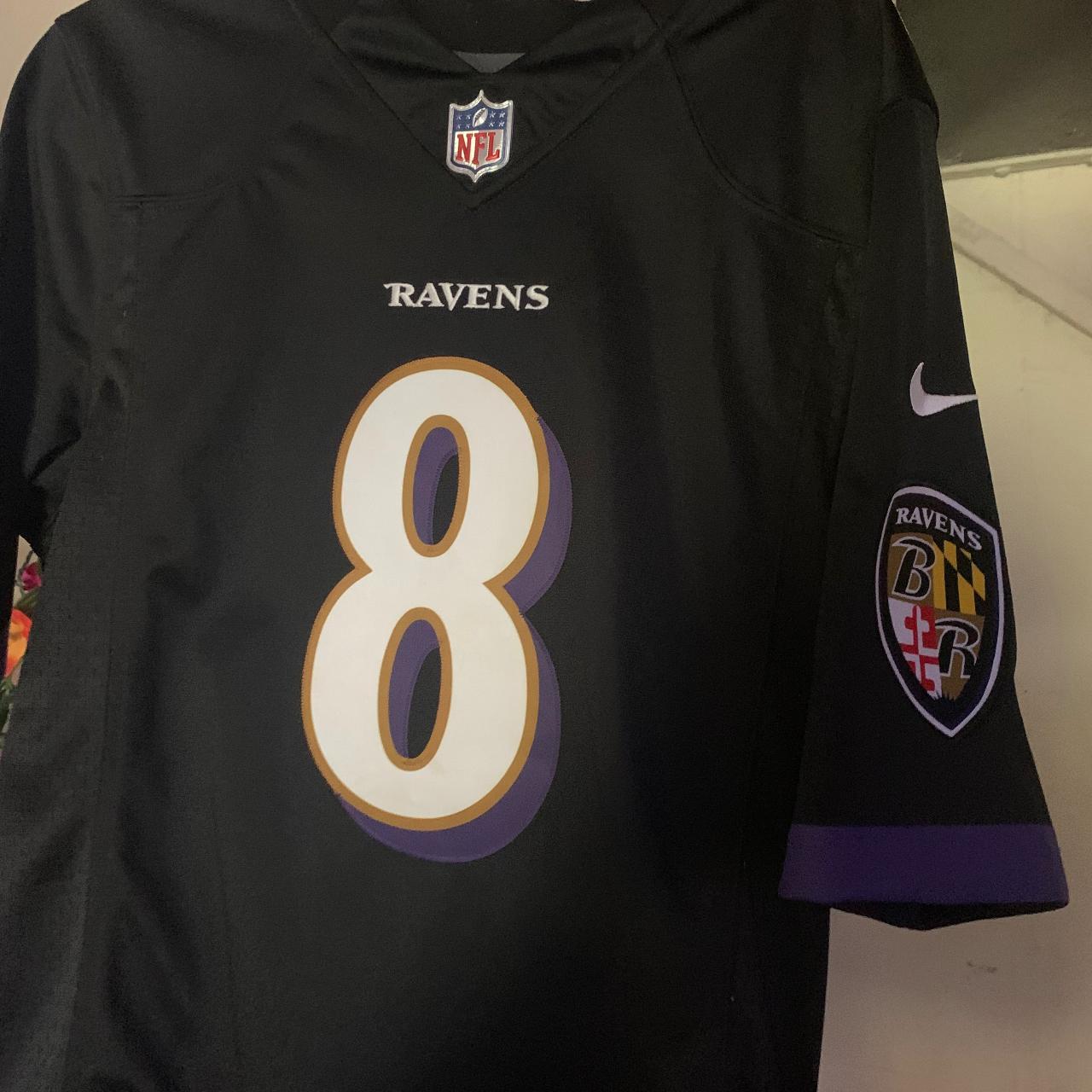 Nike Baltimore Ravens Lamar Jackson Color Rush - Depop